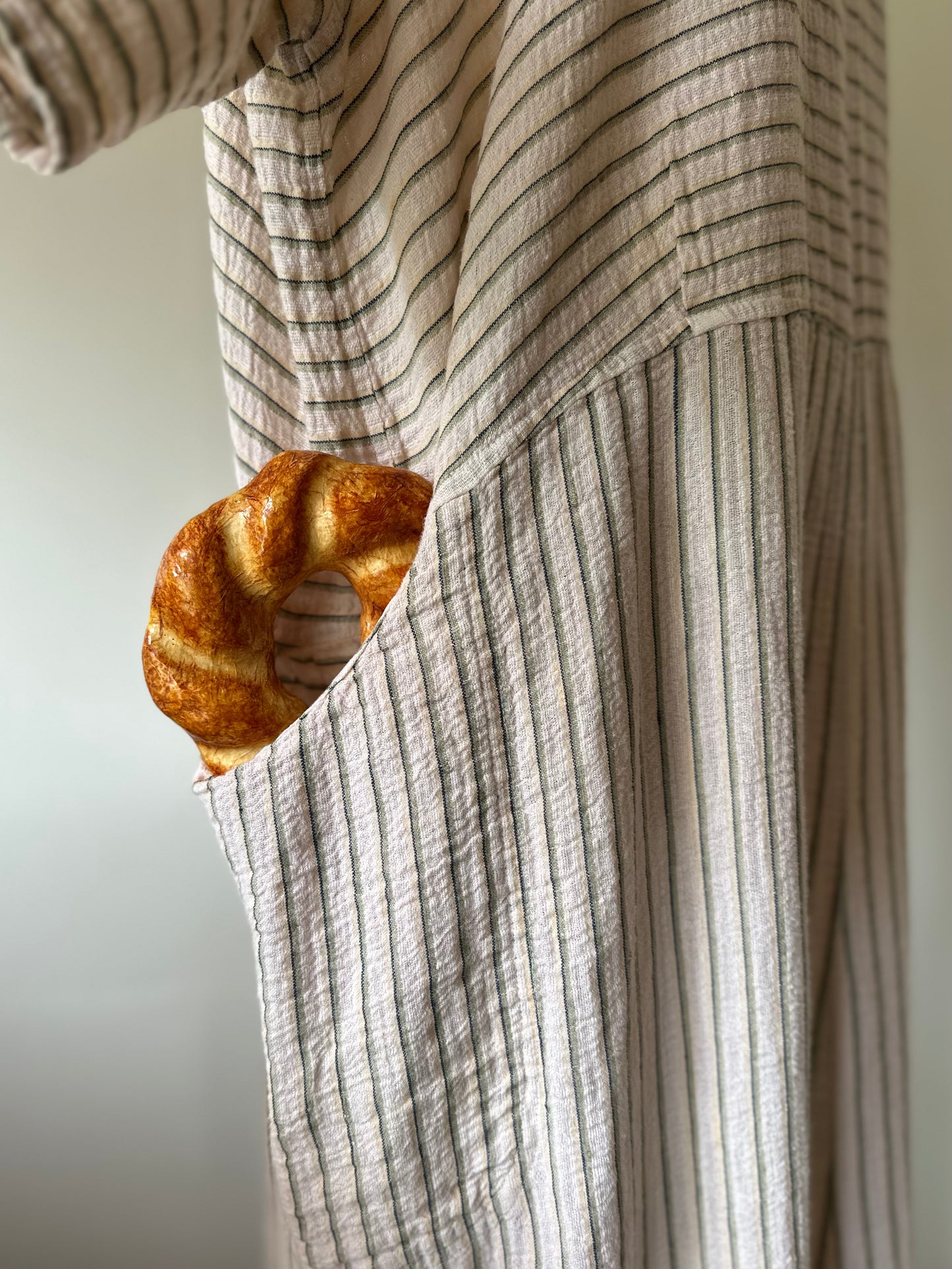FLAX linen stripe dress