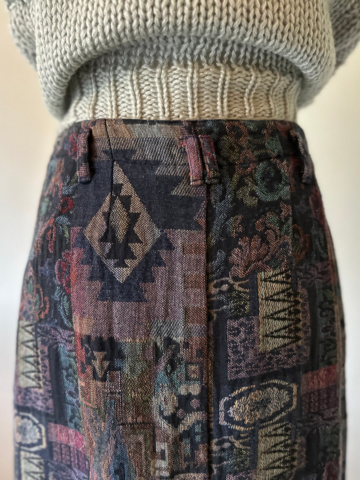 woven wrap skirt