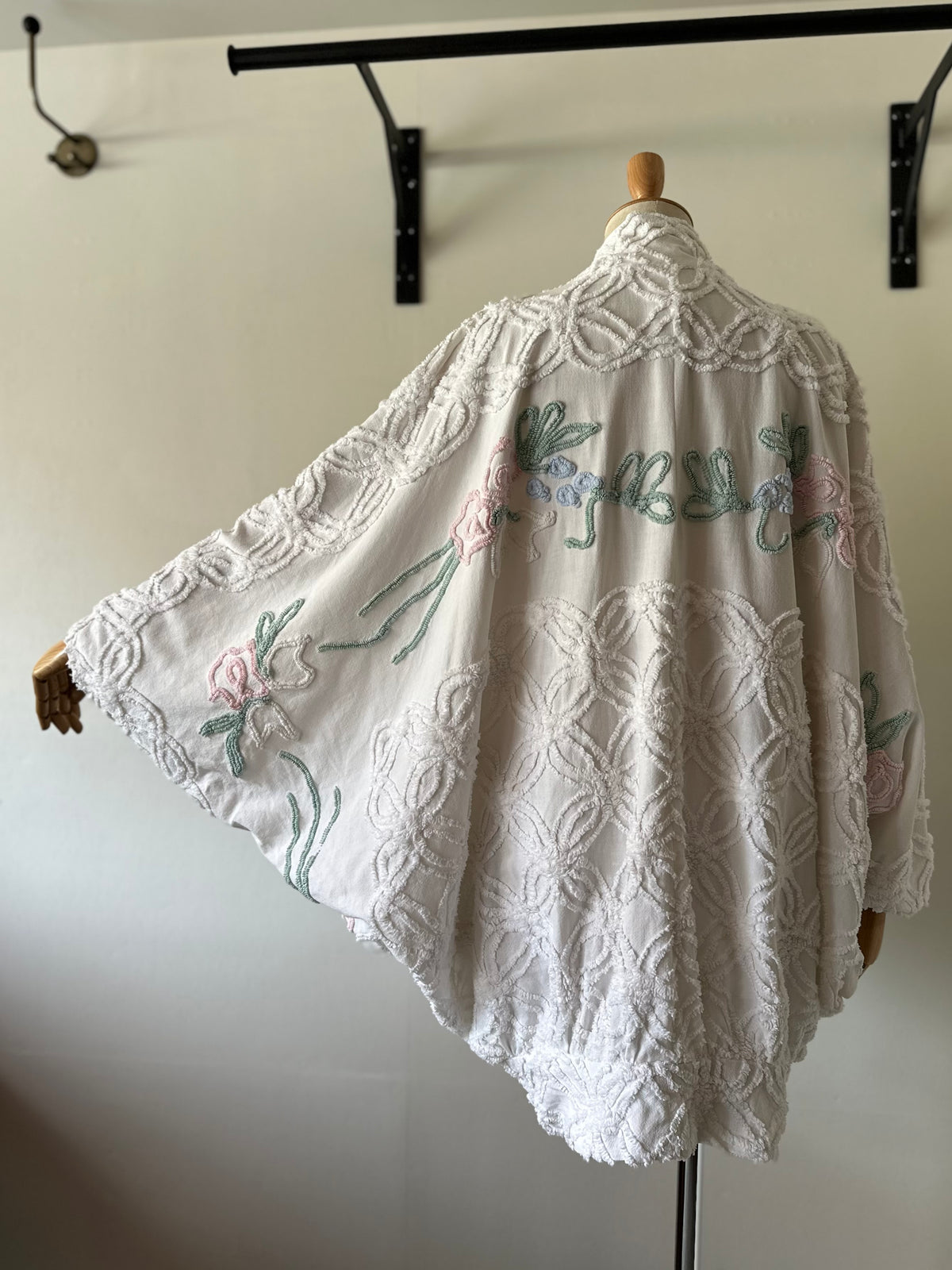 dolman sleeve chenille jacket