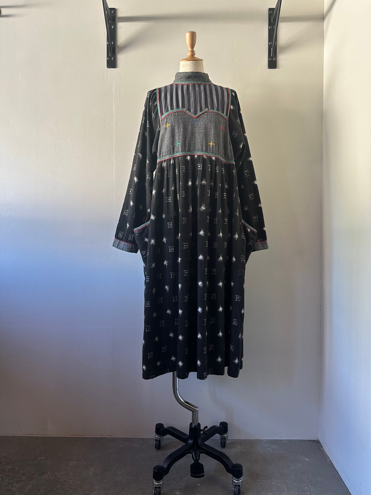 All-over pattern INDIA cotton dress