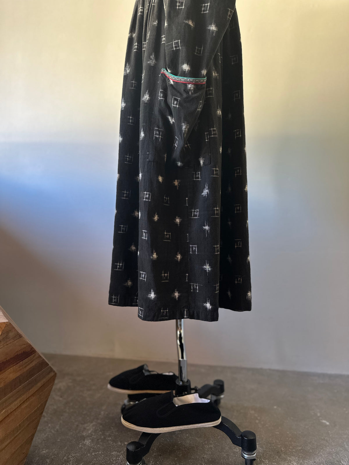 All-over pattern INDIA cotton dress