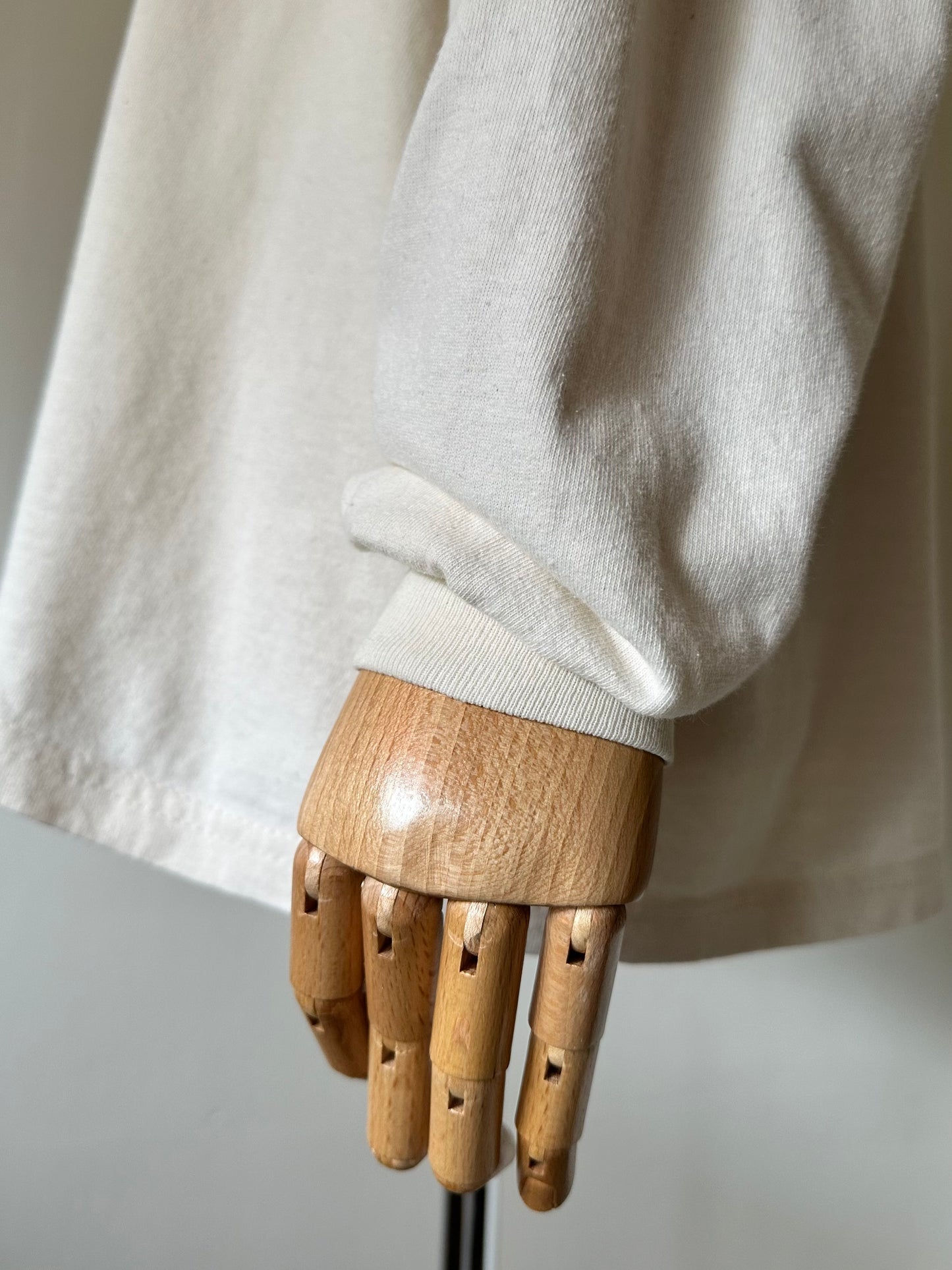 horse embroidery long sleeve T-shirt