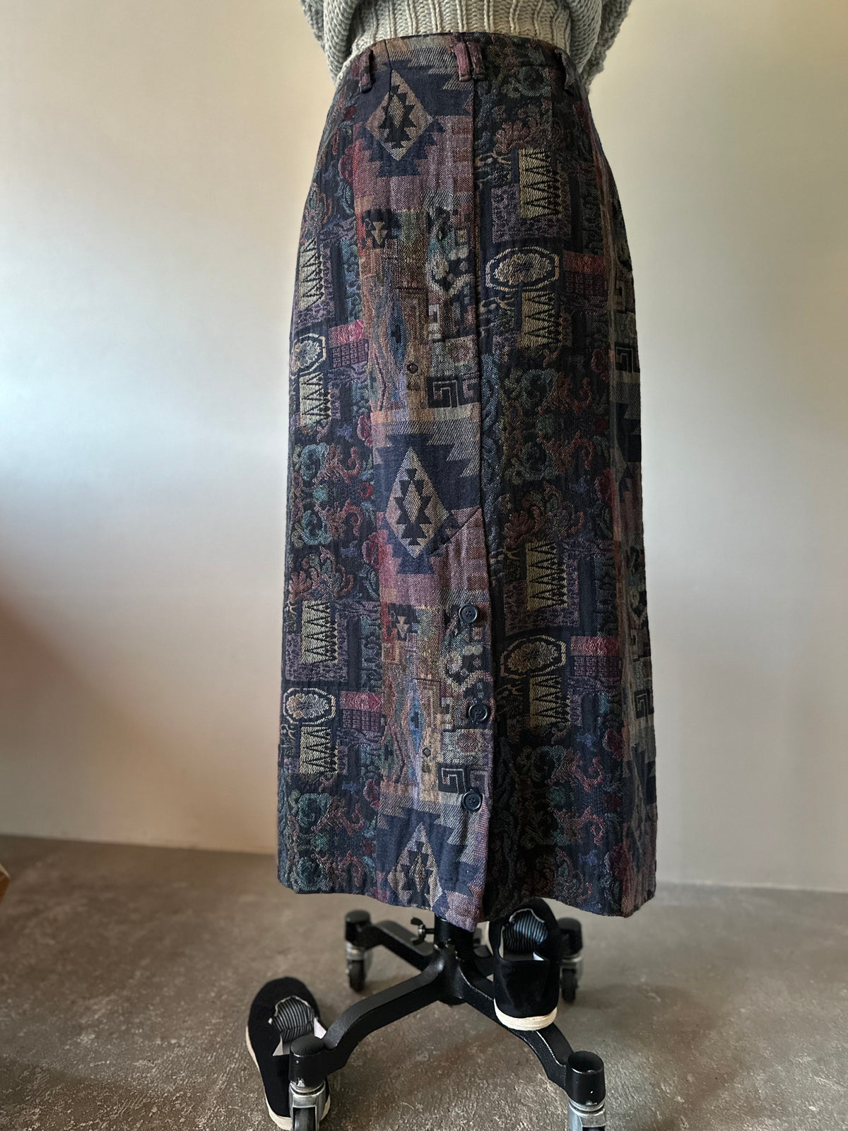 woven wrap skirt
