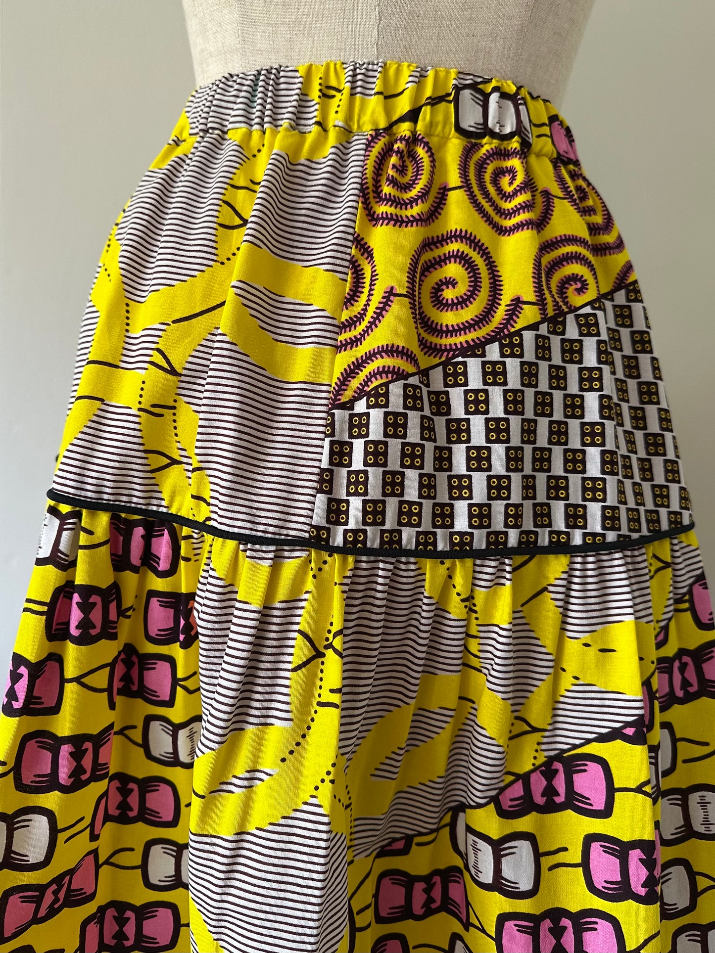 African pattern skirt