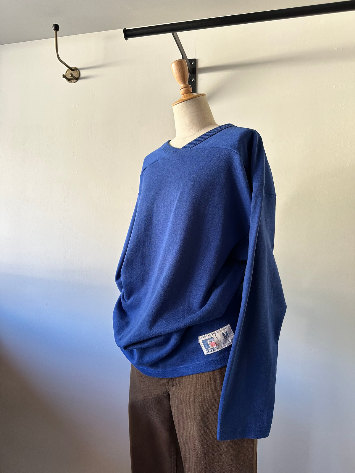 back print football T-shirt