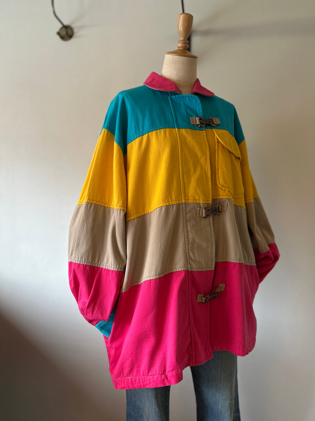 multicolored cotton jacket