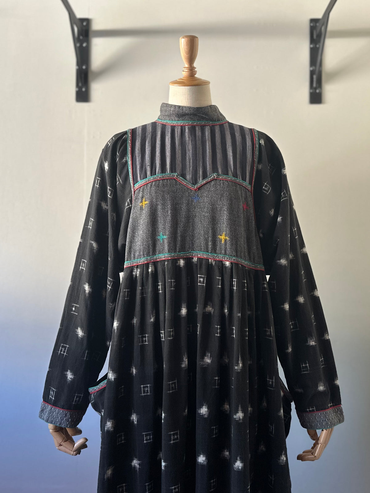 All-over pattern INDIA cotton dress