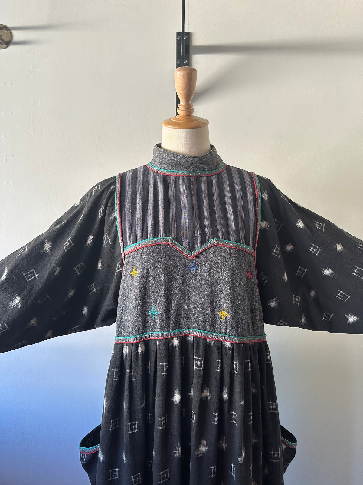 All-over pattern INDIA cotton dress