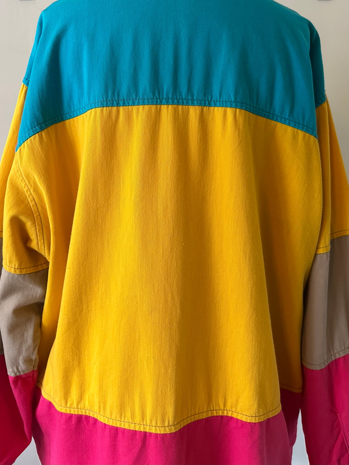 multicolored cotton jacket
