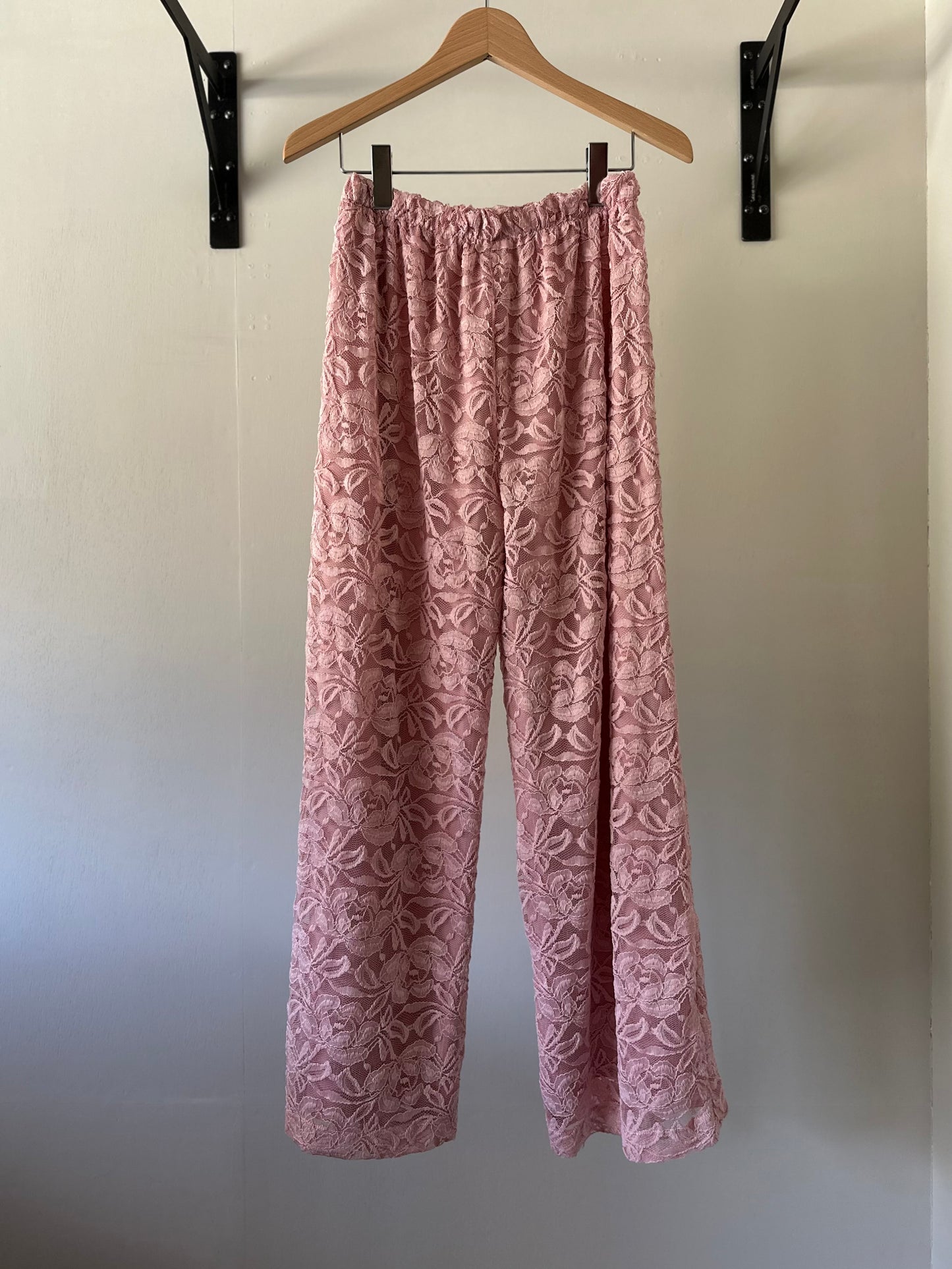flower lace pants