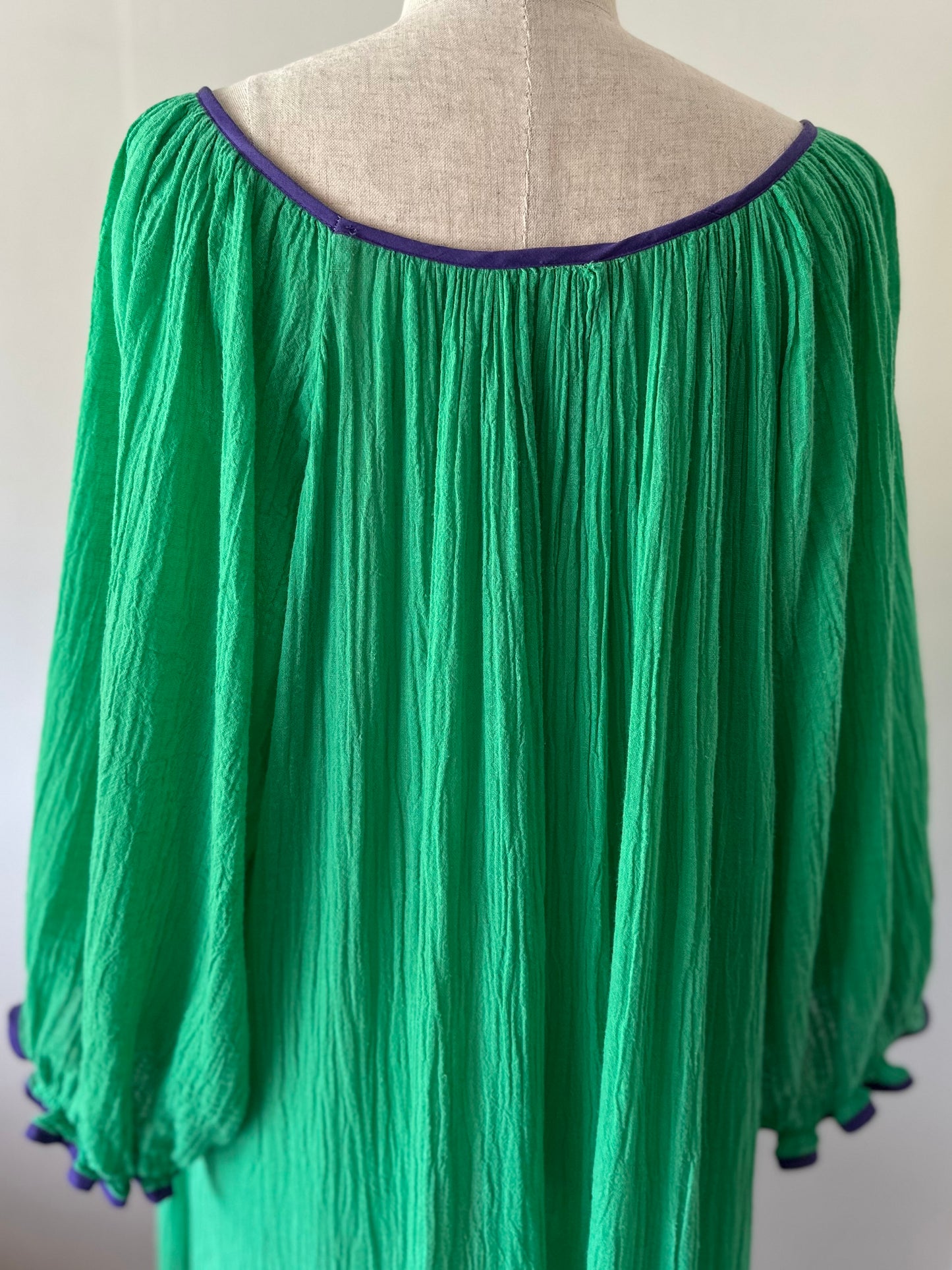 cotton tiered dress