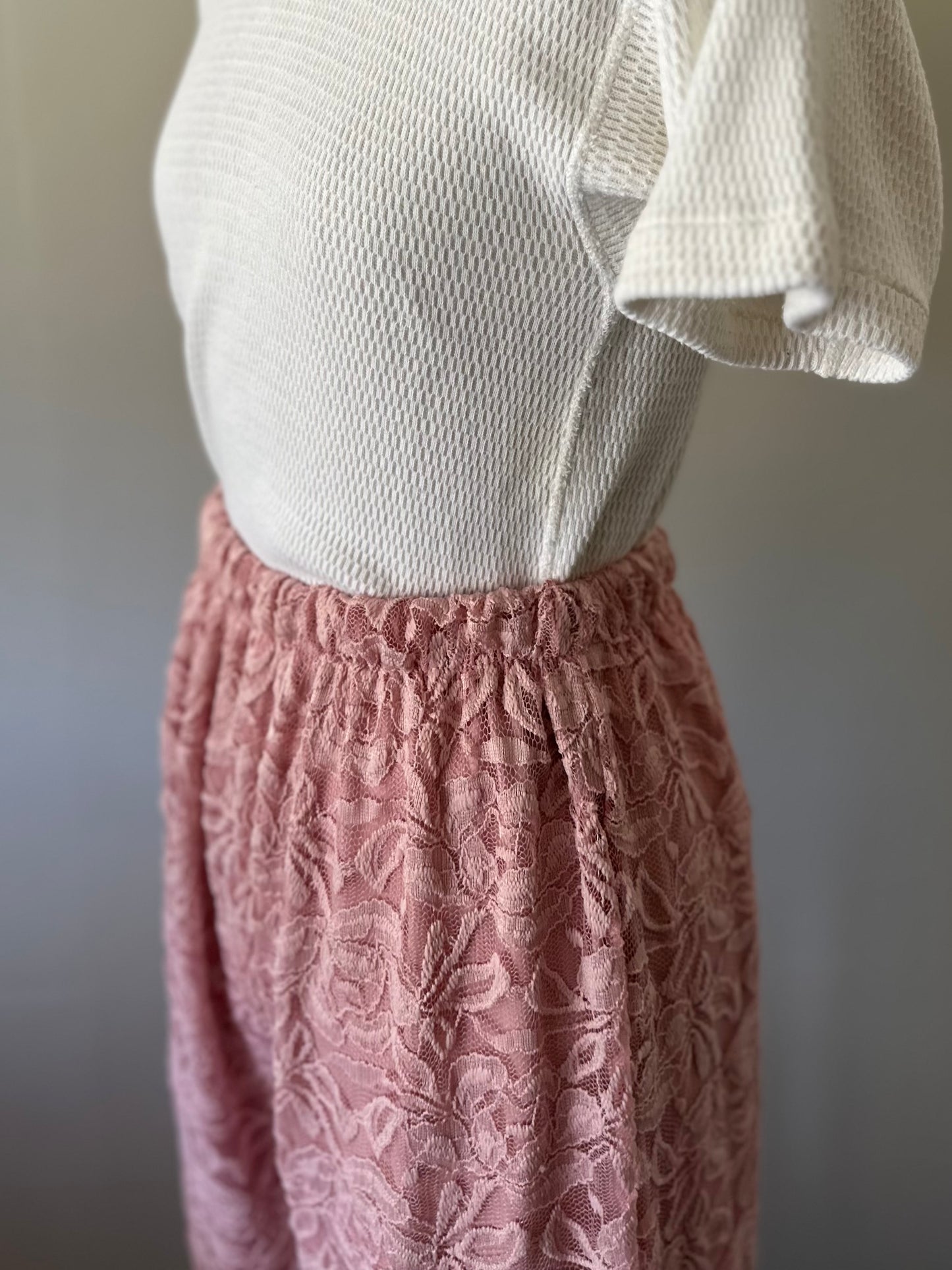 flower lace pants