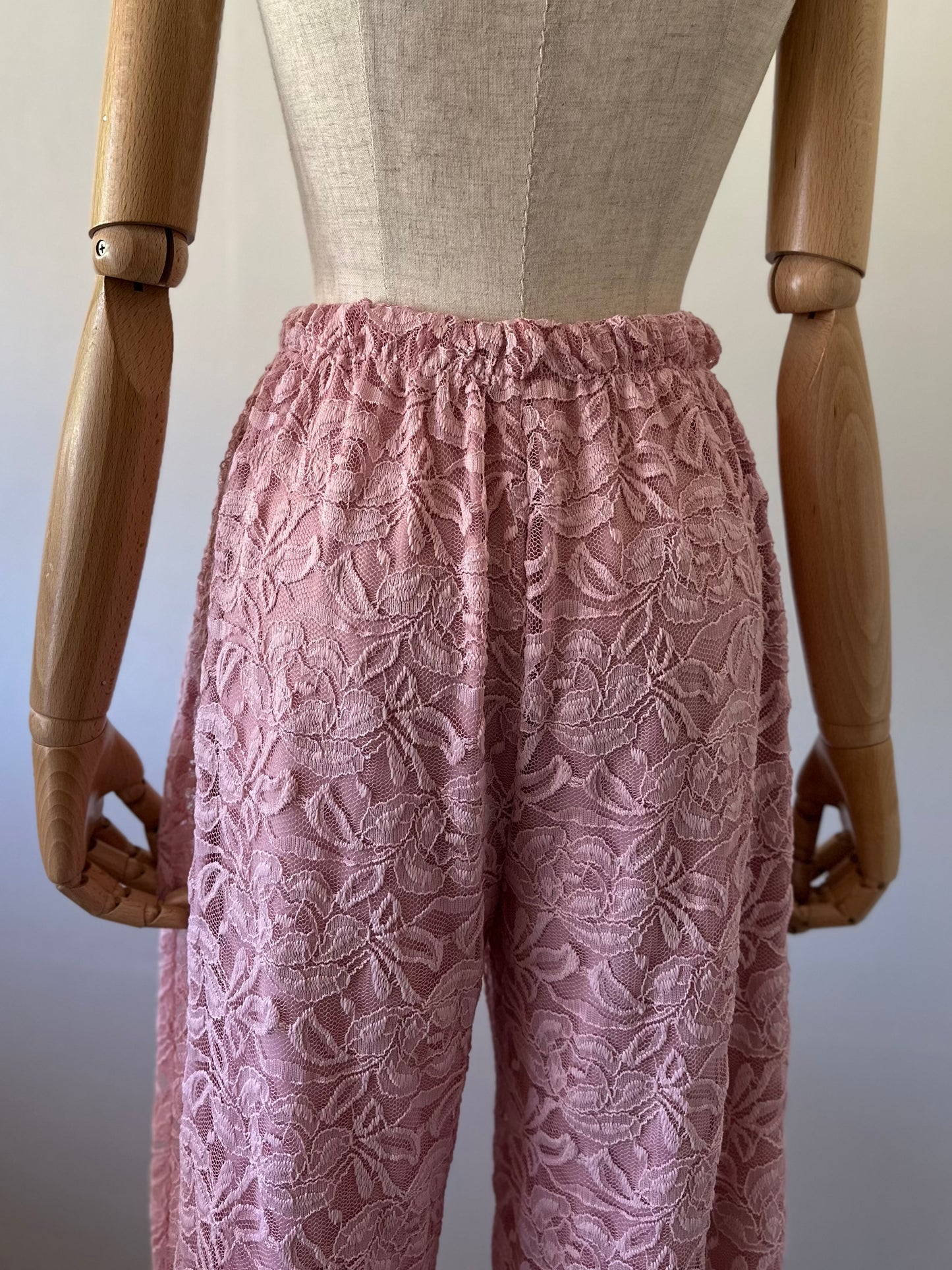 flower lace pants