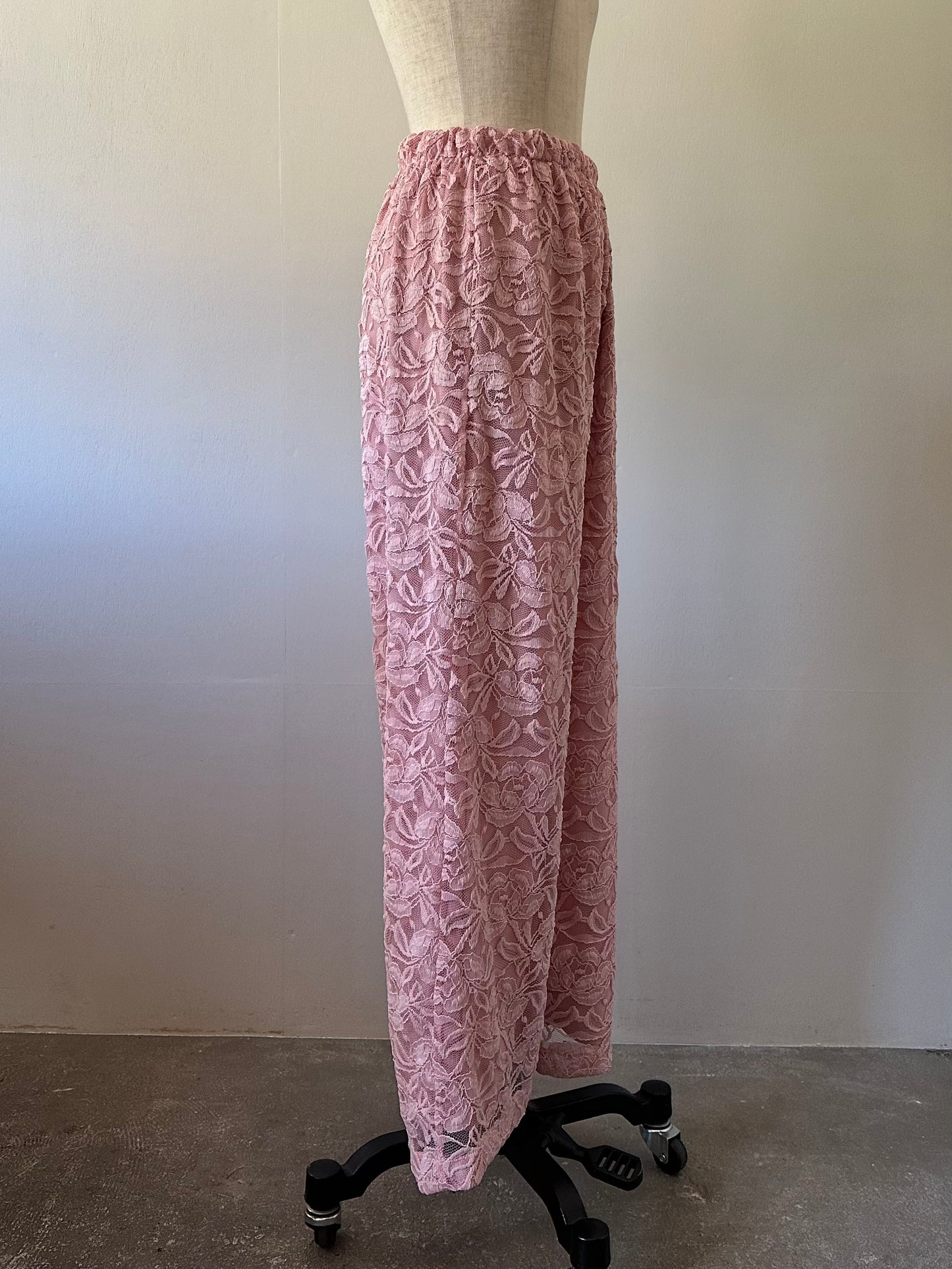 flower lace pants
