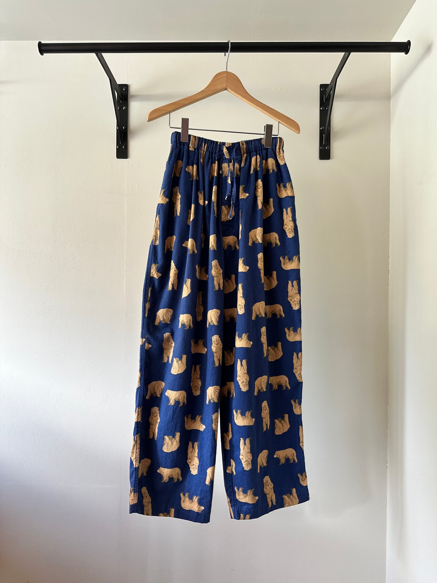 bear pattern pants