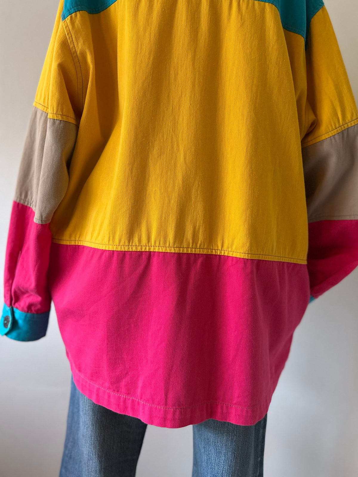multicolored cotton jacket