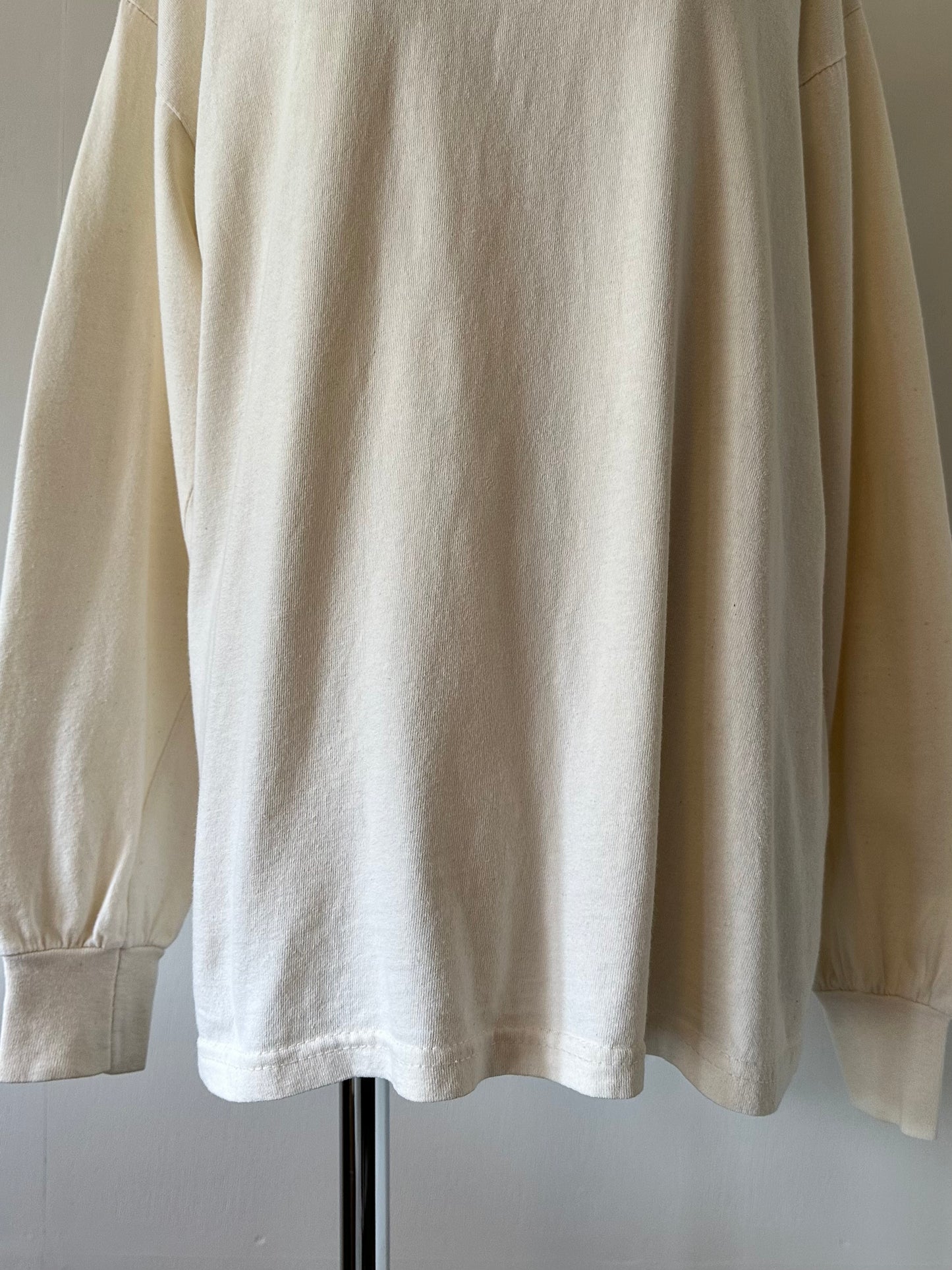 horse embroidery long sleeve T-shirt