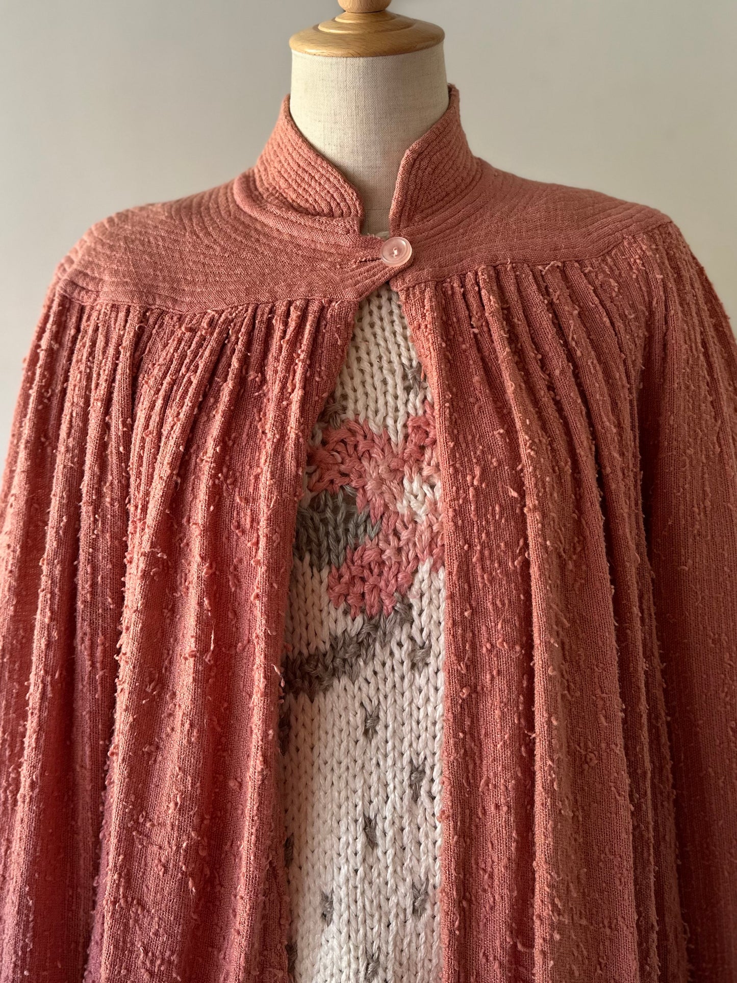 fade pink jacket