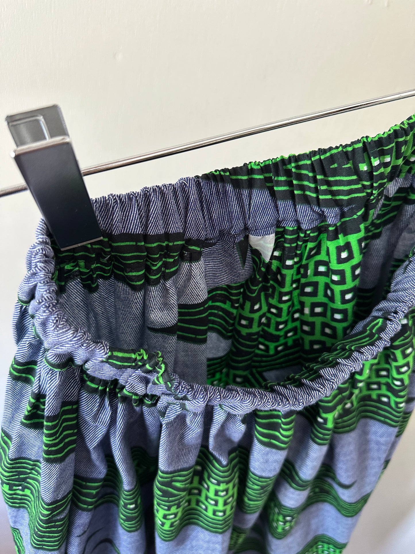 African print skirt