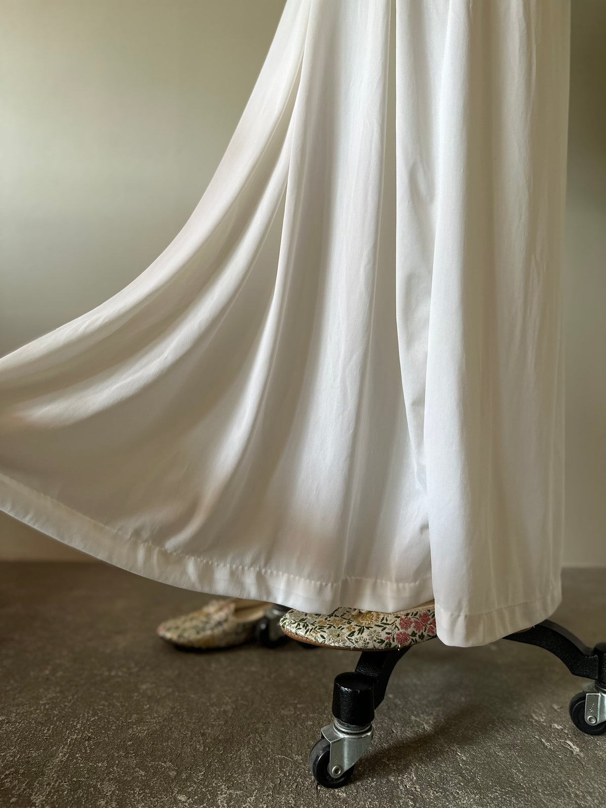 embroidery collar night dress