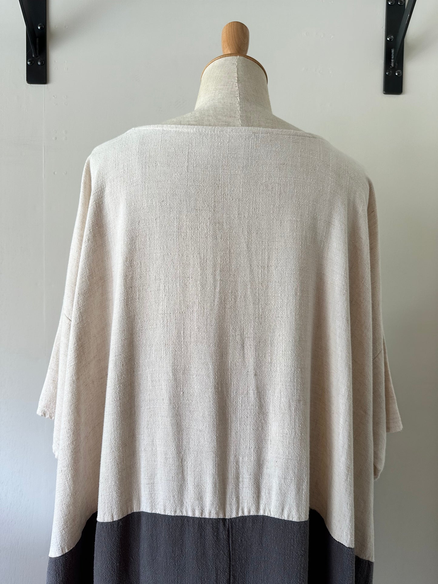 bicolor tunic dress