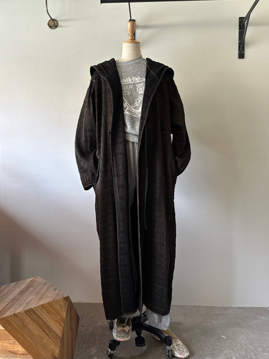 reversible pleats coat