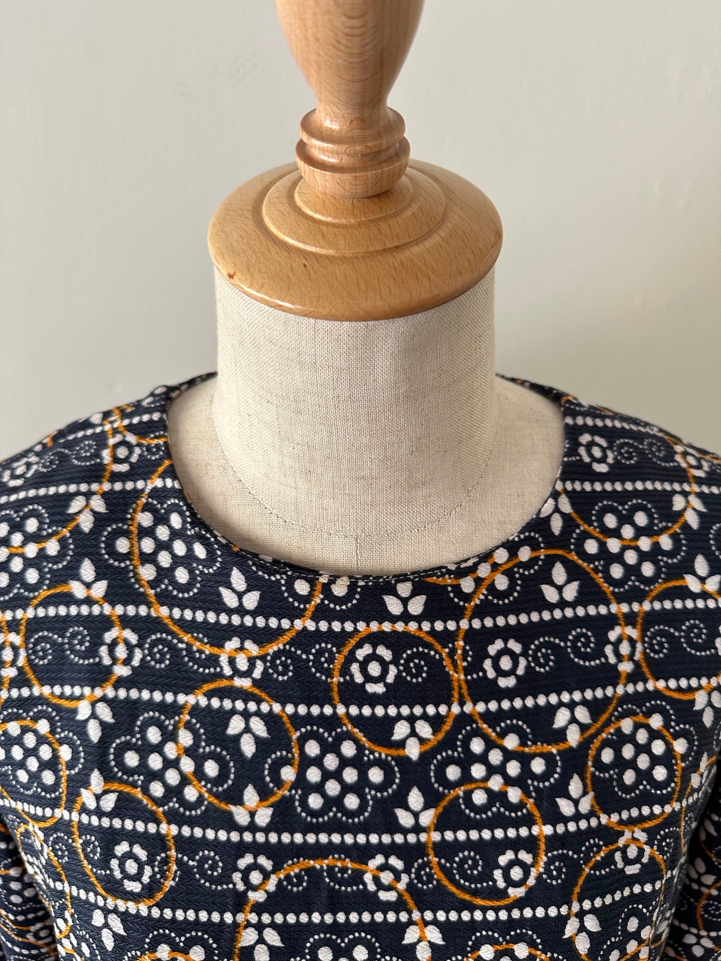 60s rhinestone layered design dress
