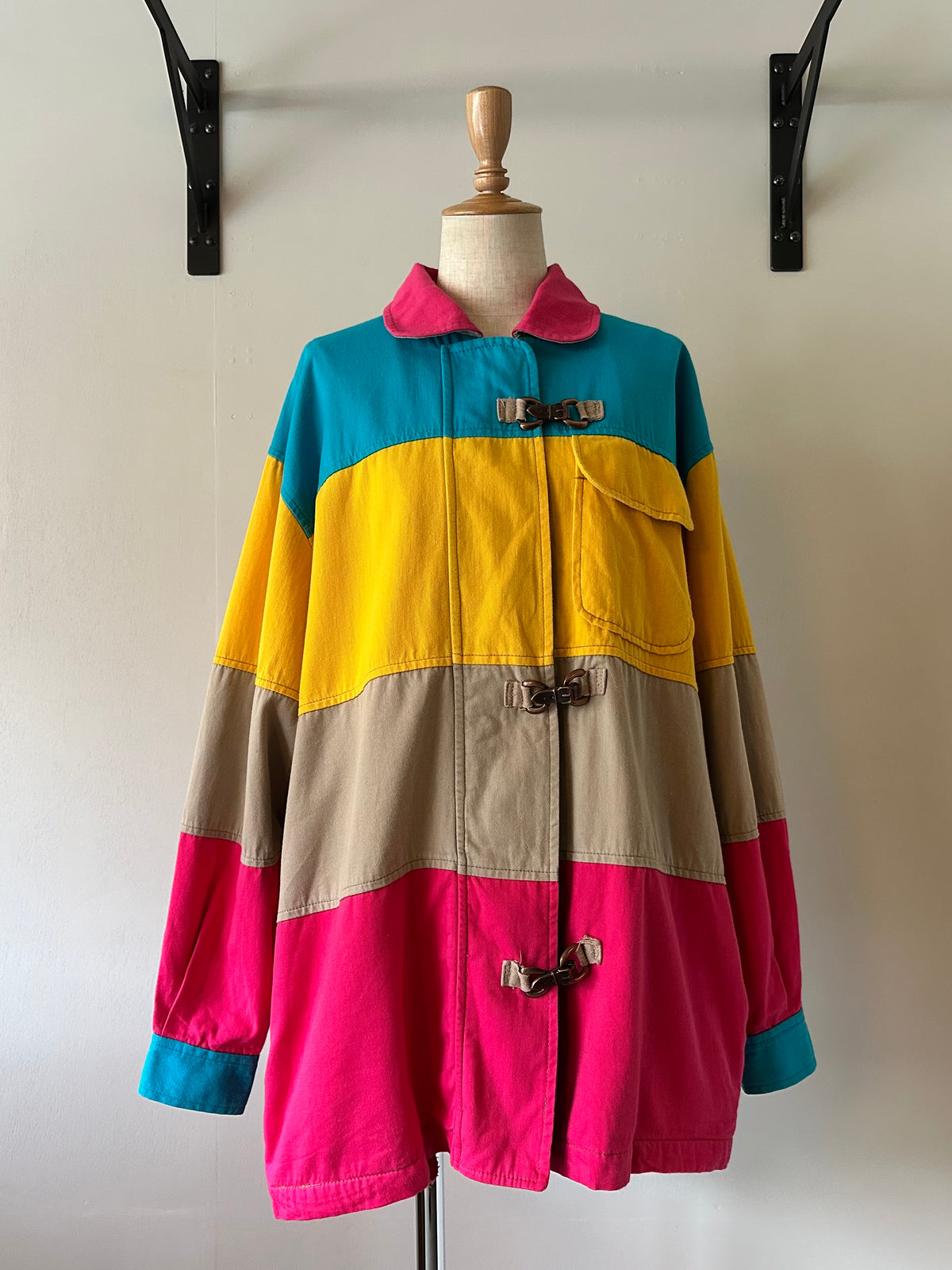 multicolored cotton jacket