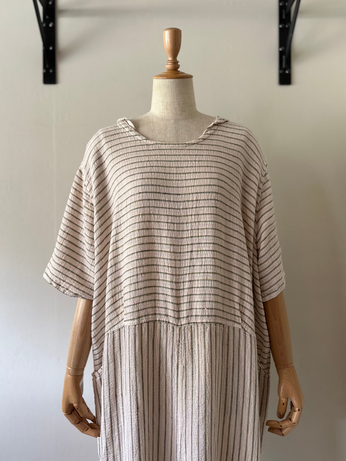 FLAX linen stripe dress