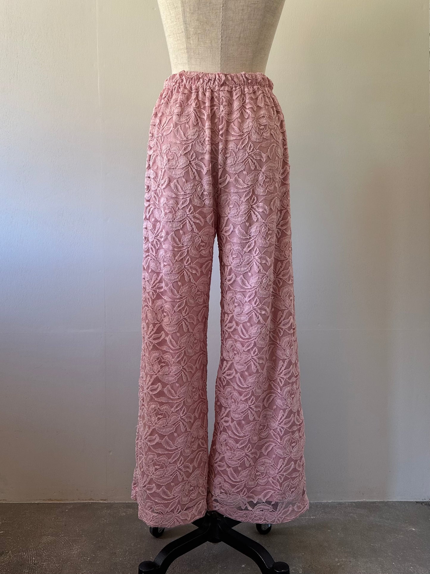 flower lace pants