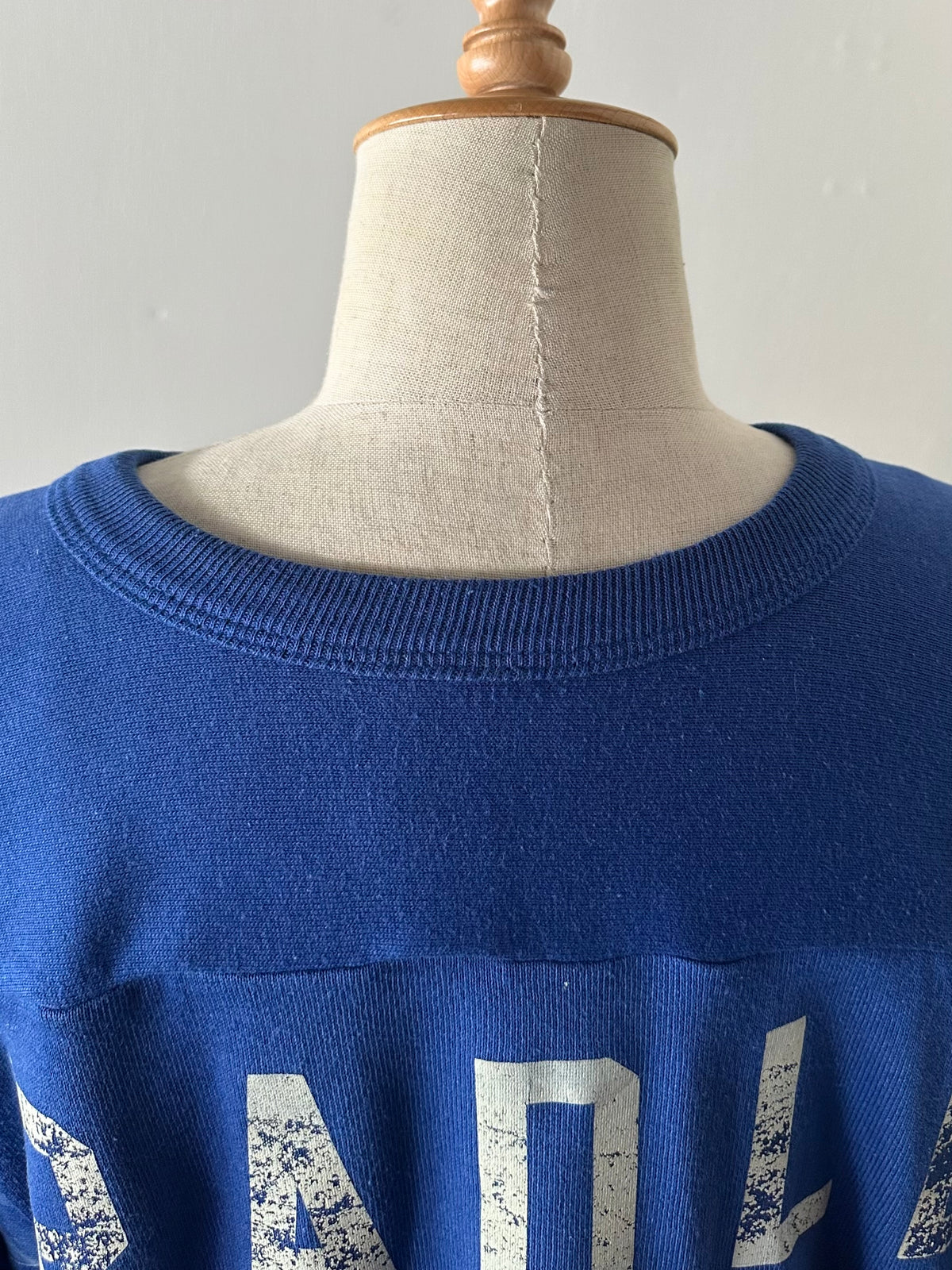 back print football T-shirt