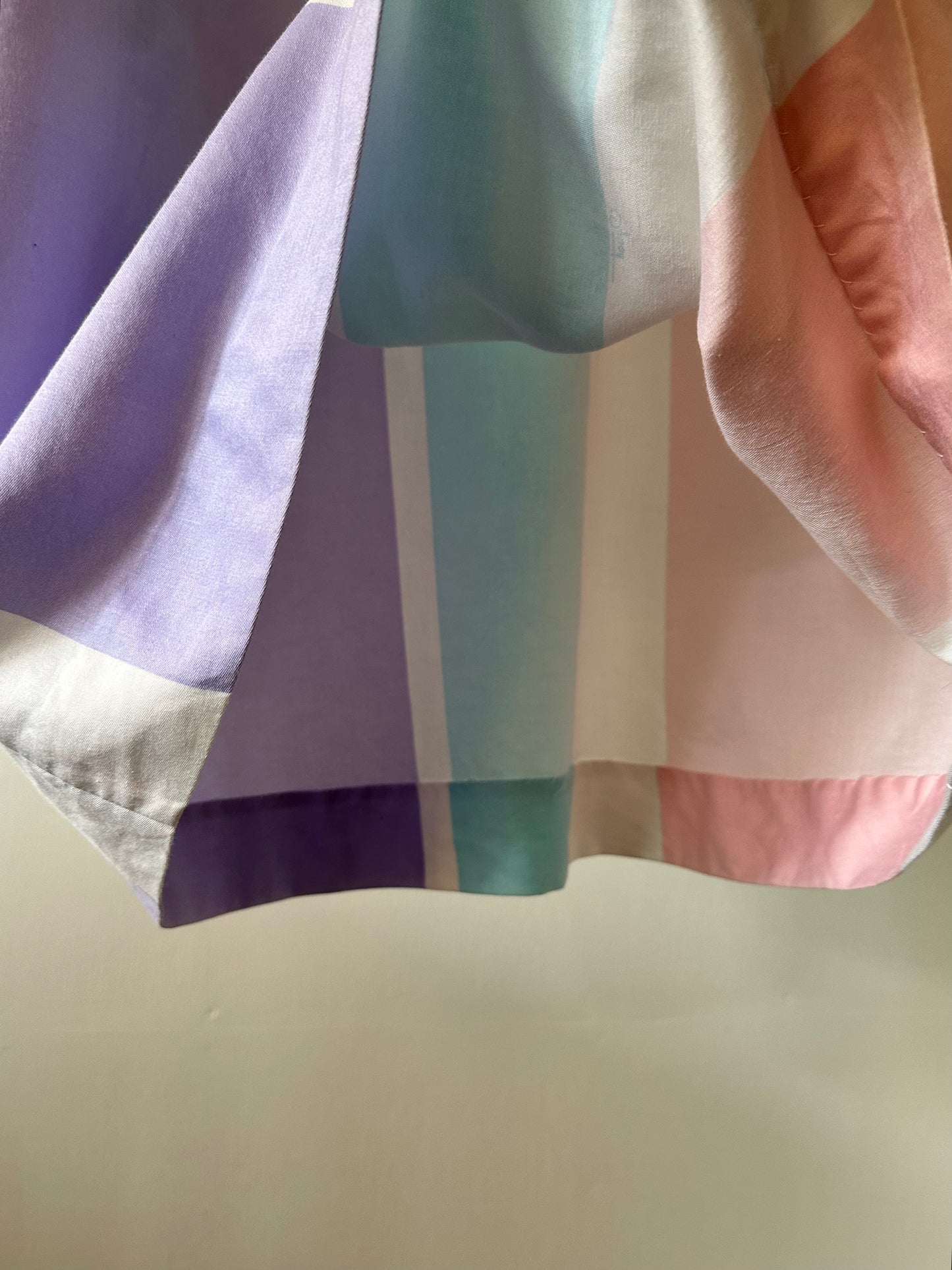 multi stripe shirt dress