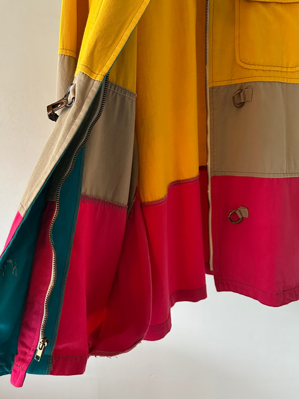multicolored cotton jacket