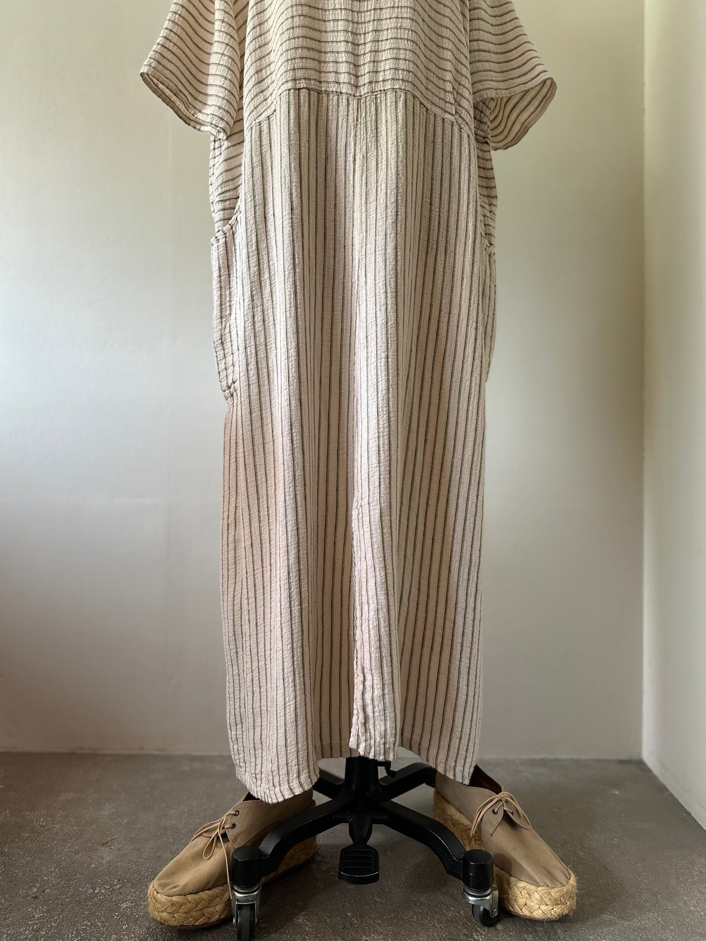 FLAX linen stripe dress