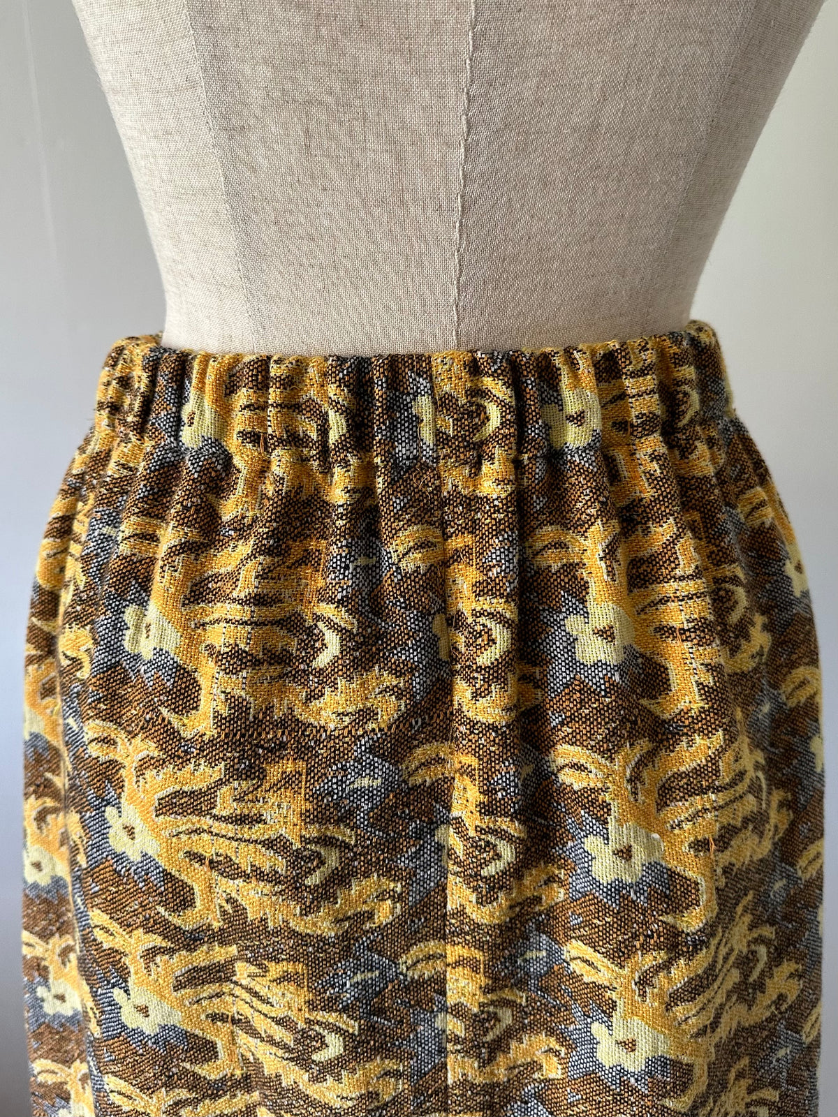 woven maxi skirt