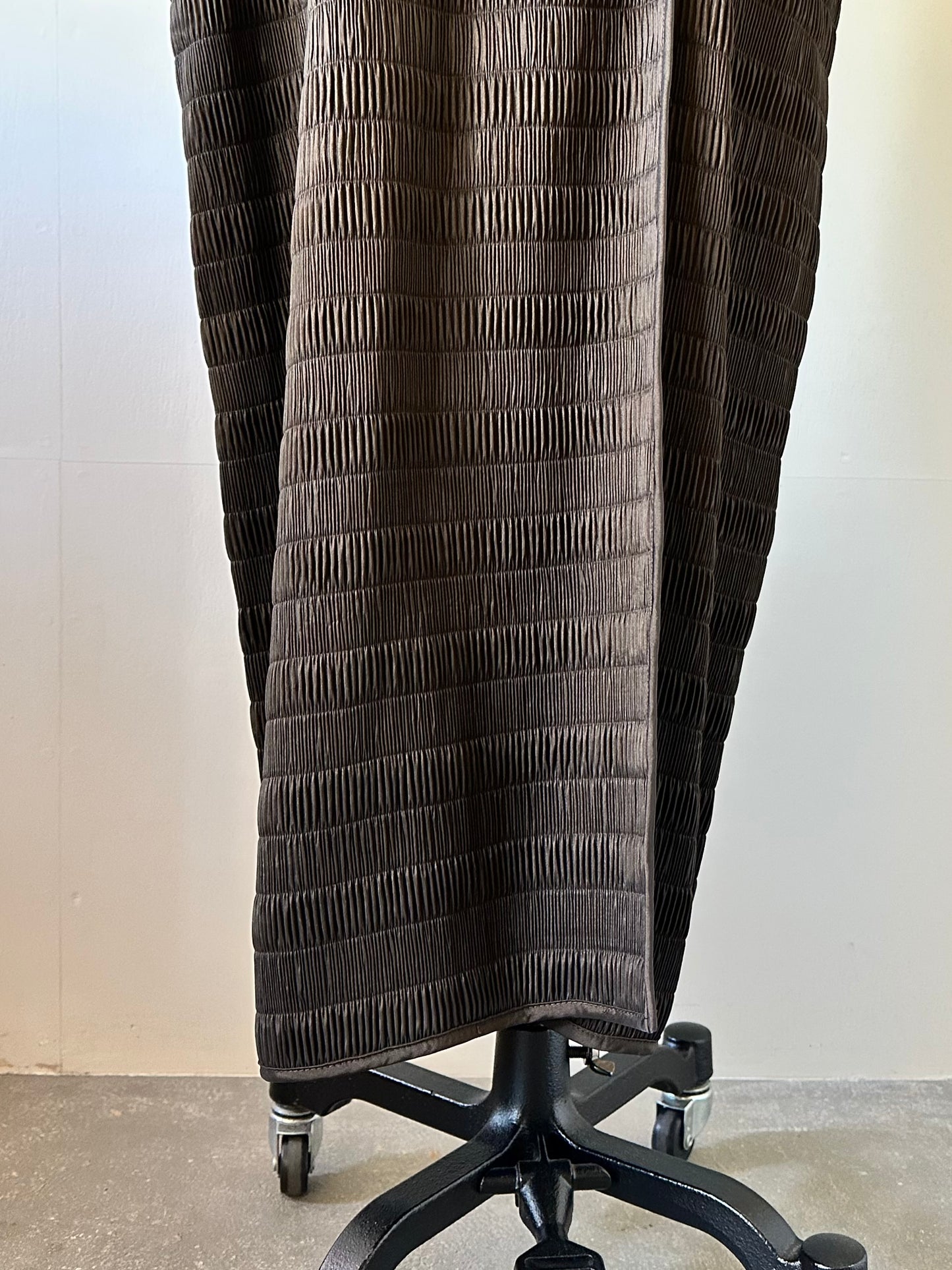 reversible pleats coat