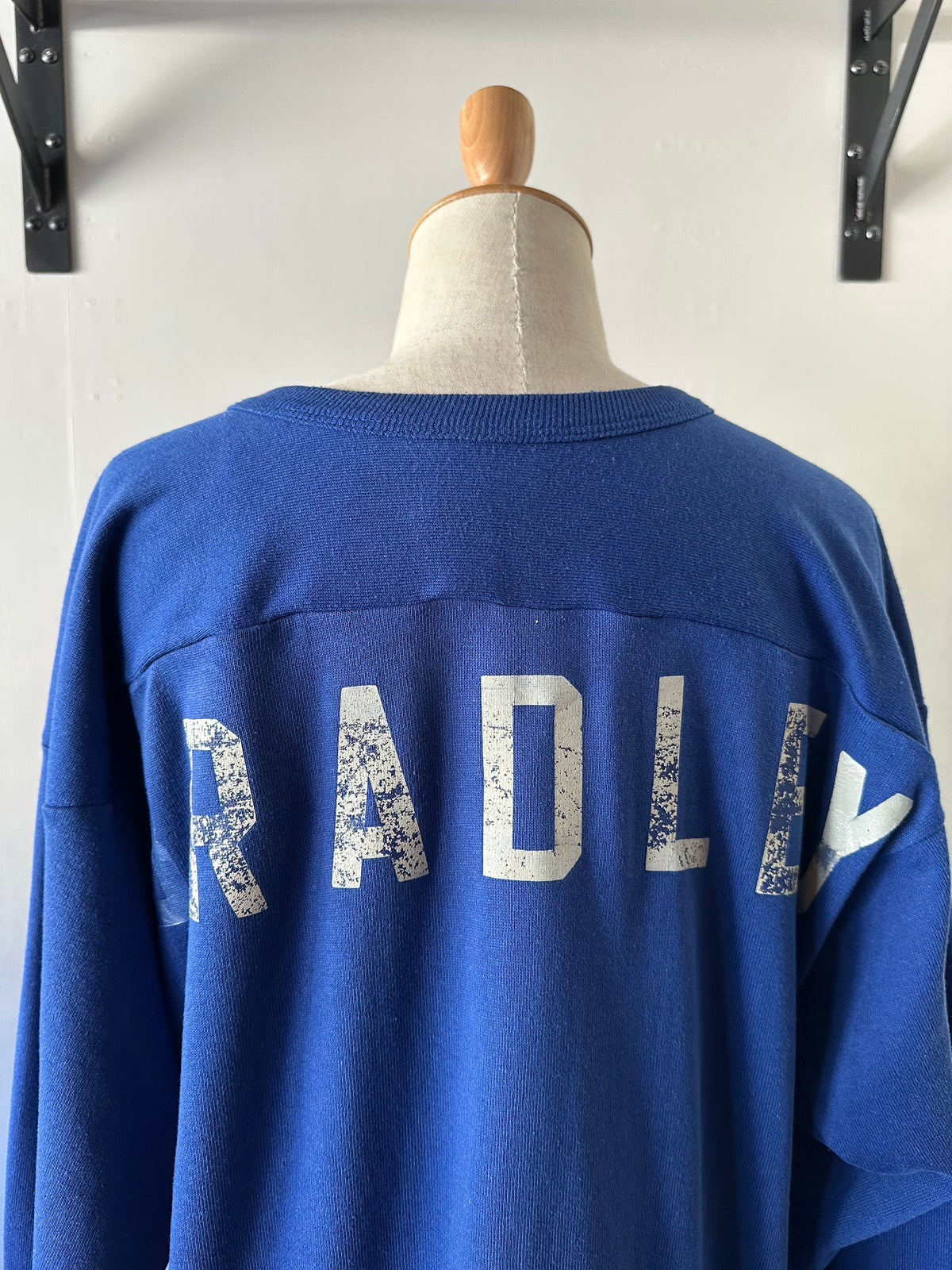 back print football T-shirt
