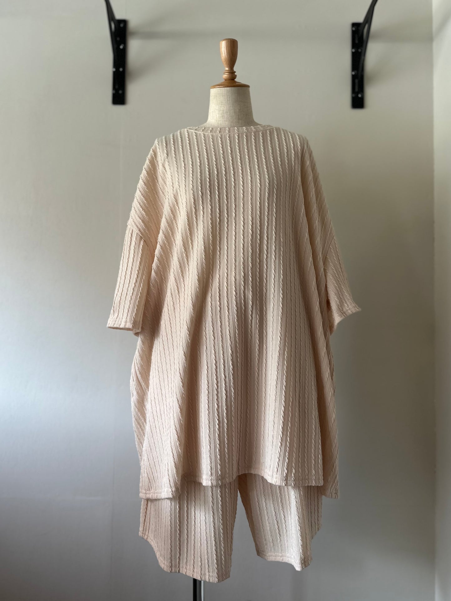 cable pattern two-piece(set)
