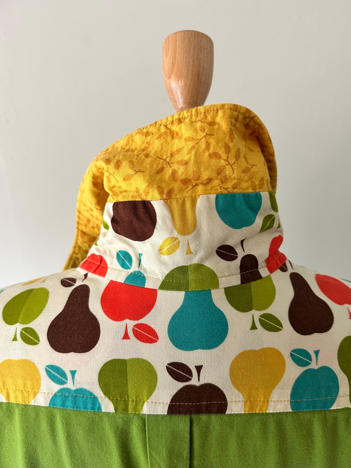 fruit leaves pattern shirt