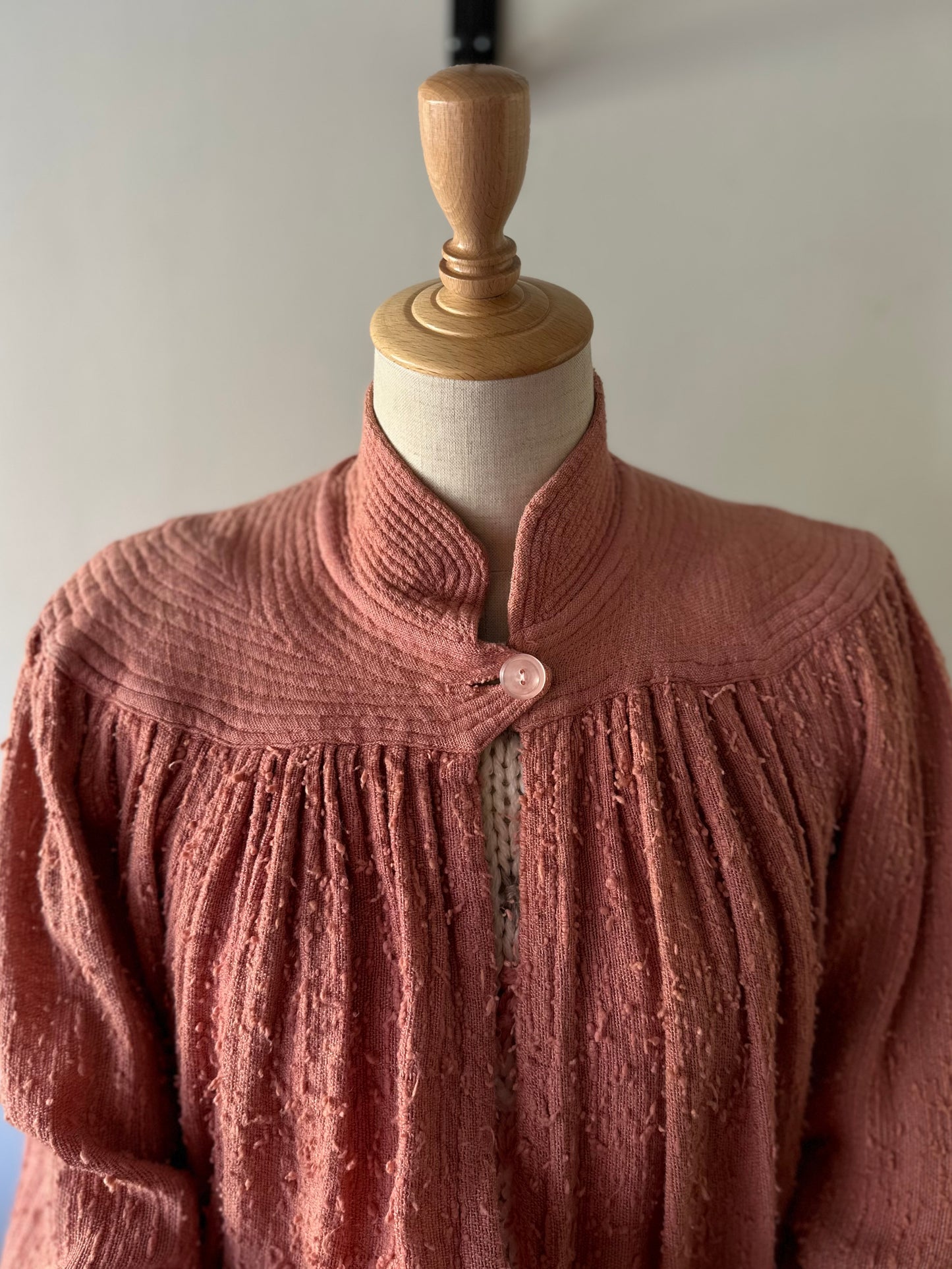 fade pink jacket