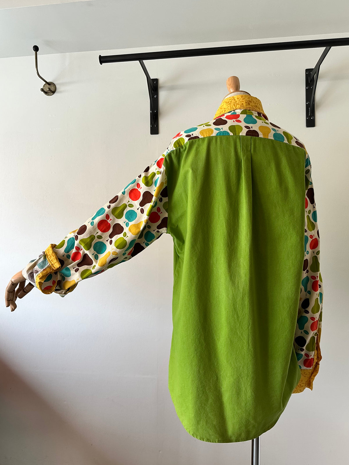 fruit leaves pattern shirt