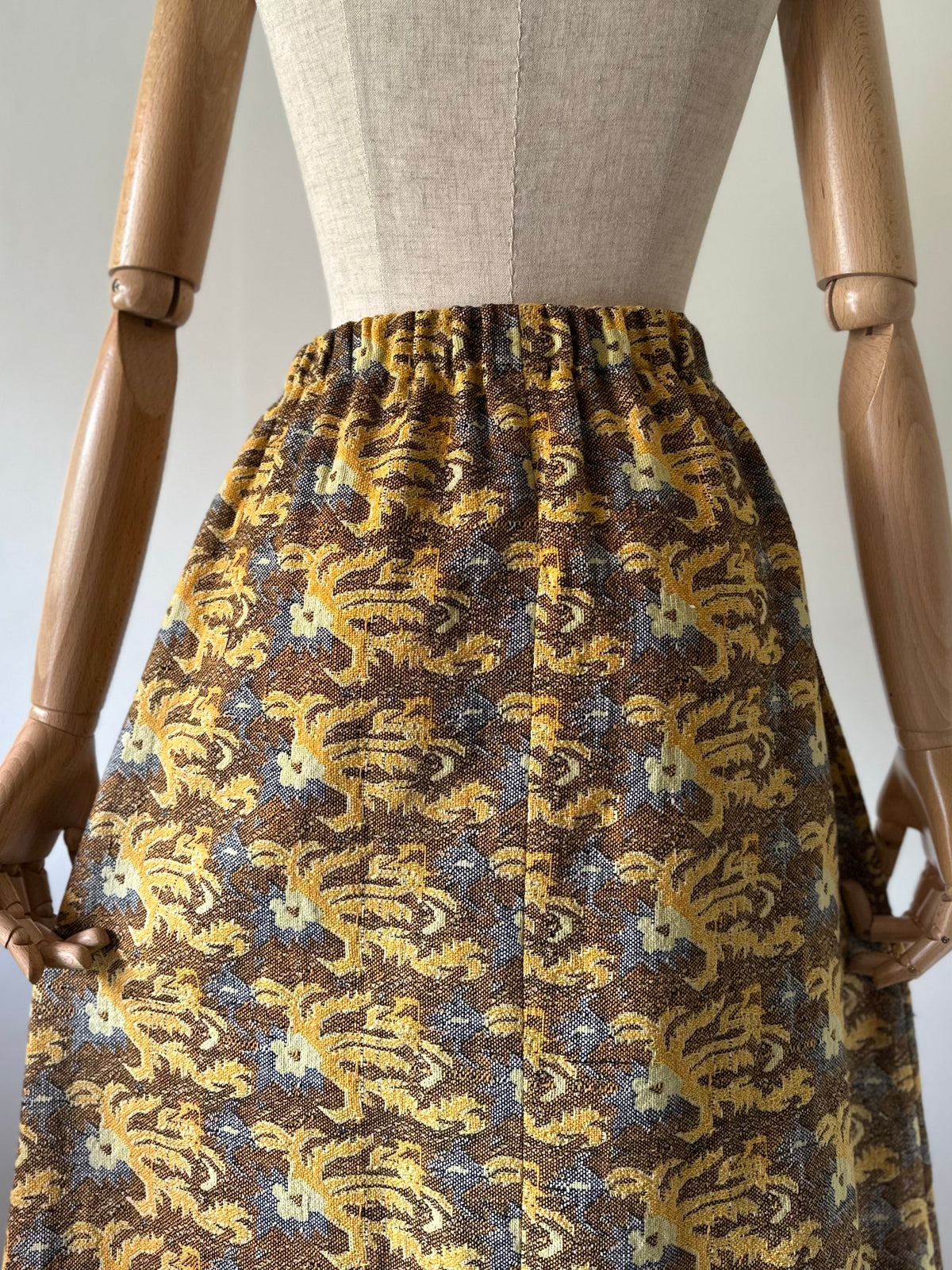 woven maxi skirt