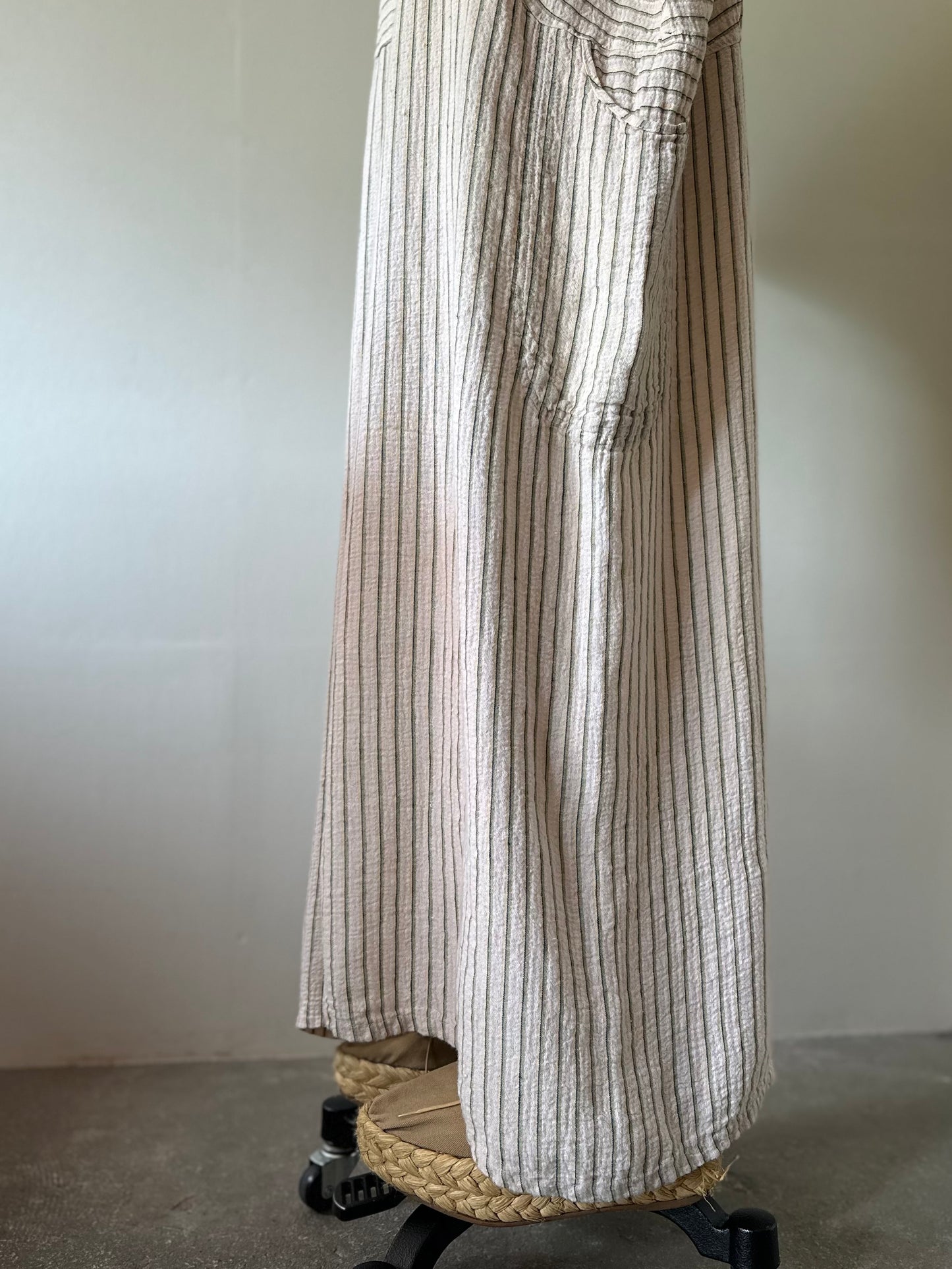 FLAX linen stripe dress