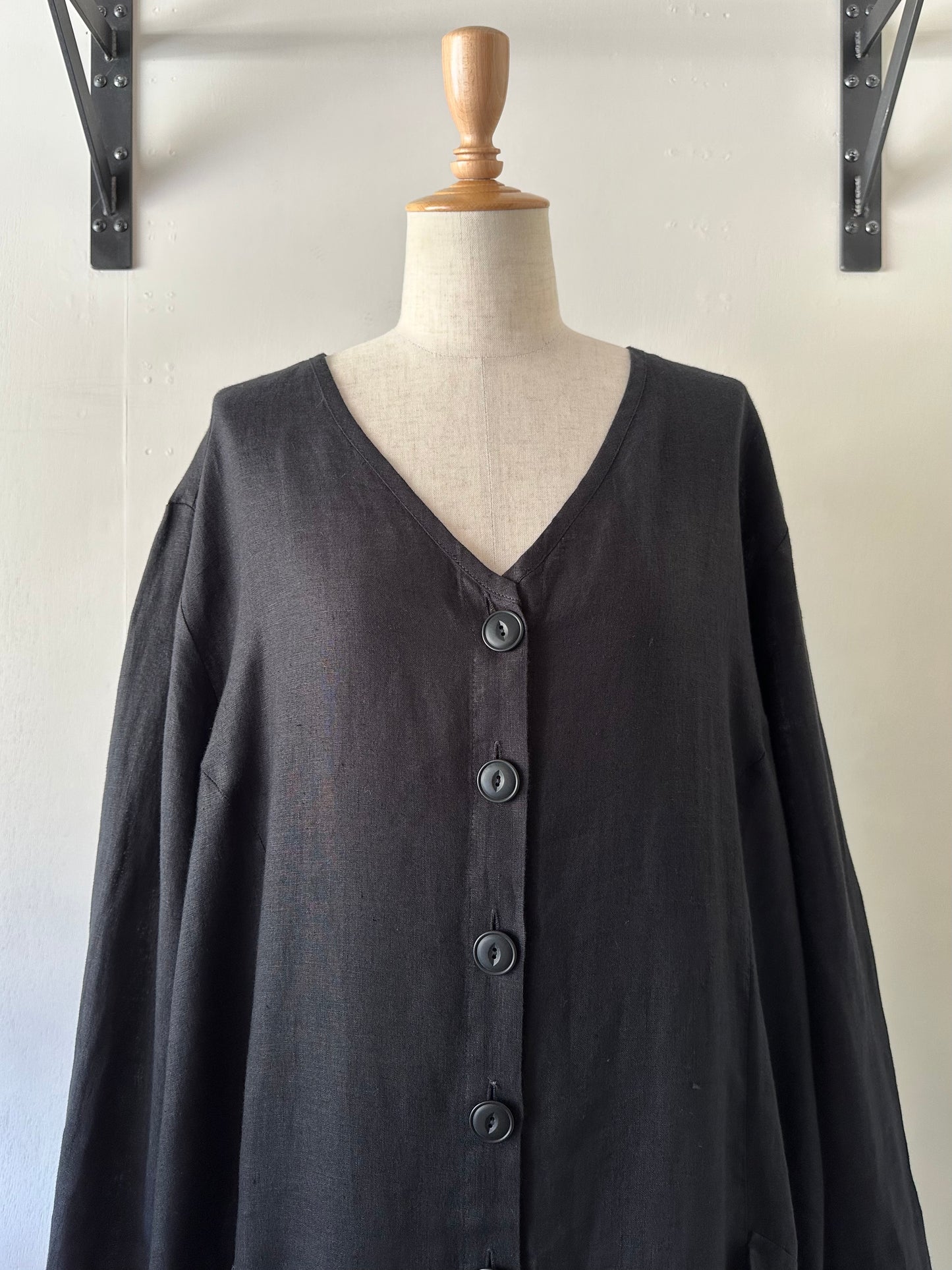 FLAX linen dress coat