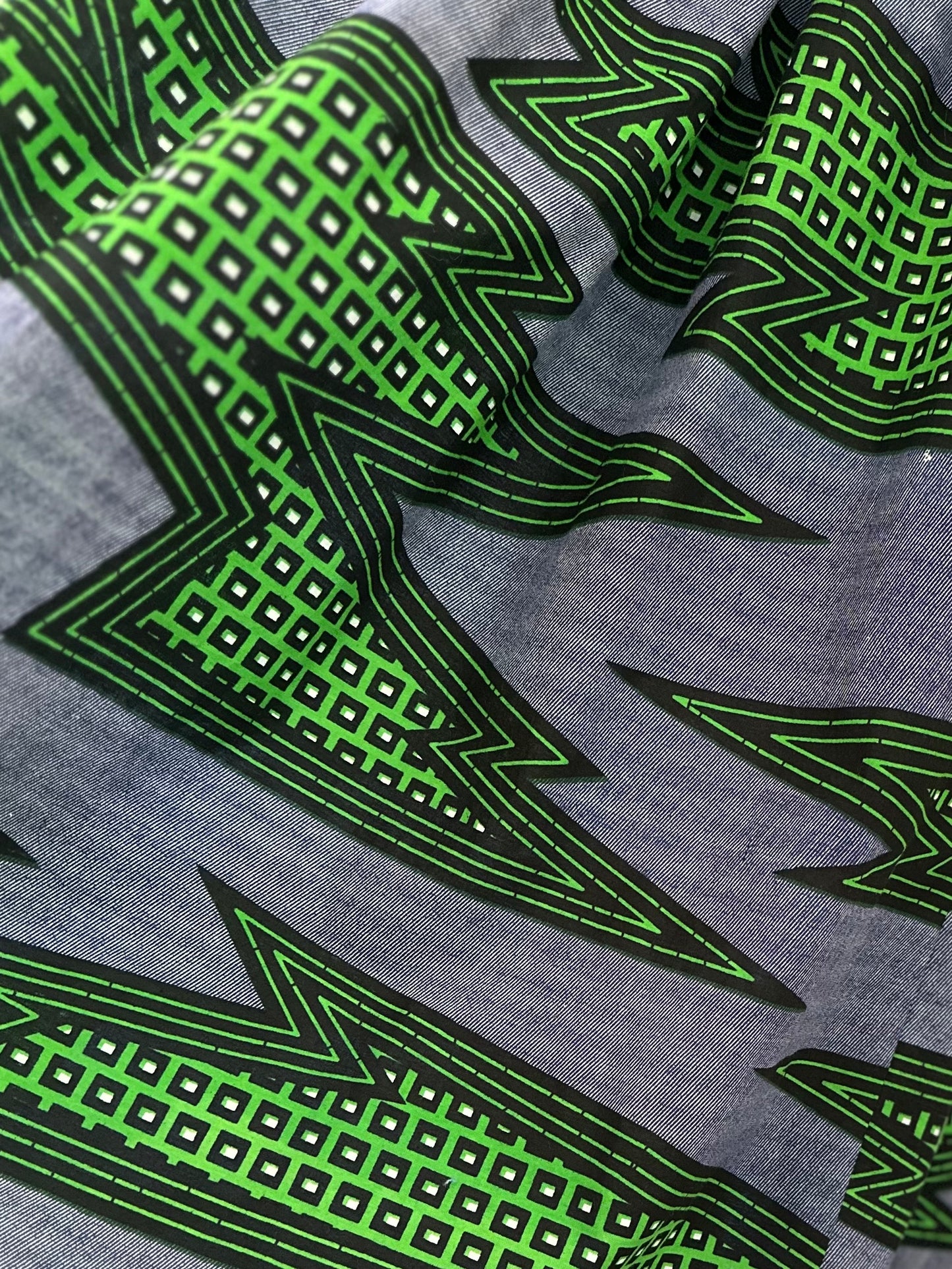 African print skirt