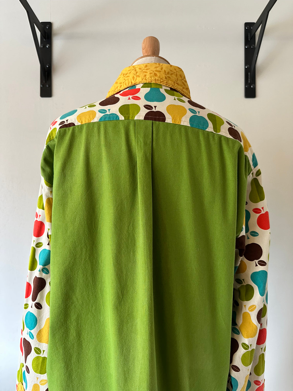 fruit leaves pattern shirt