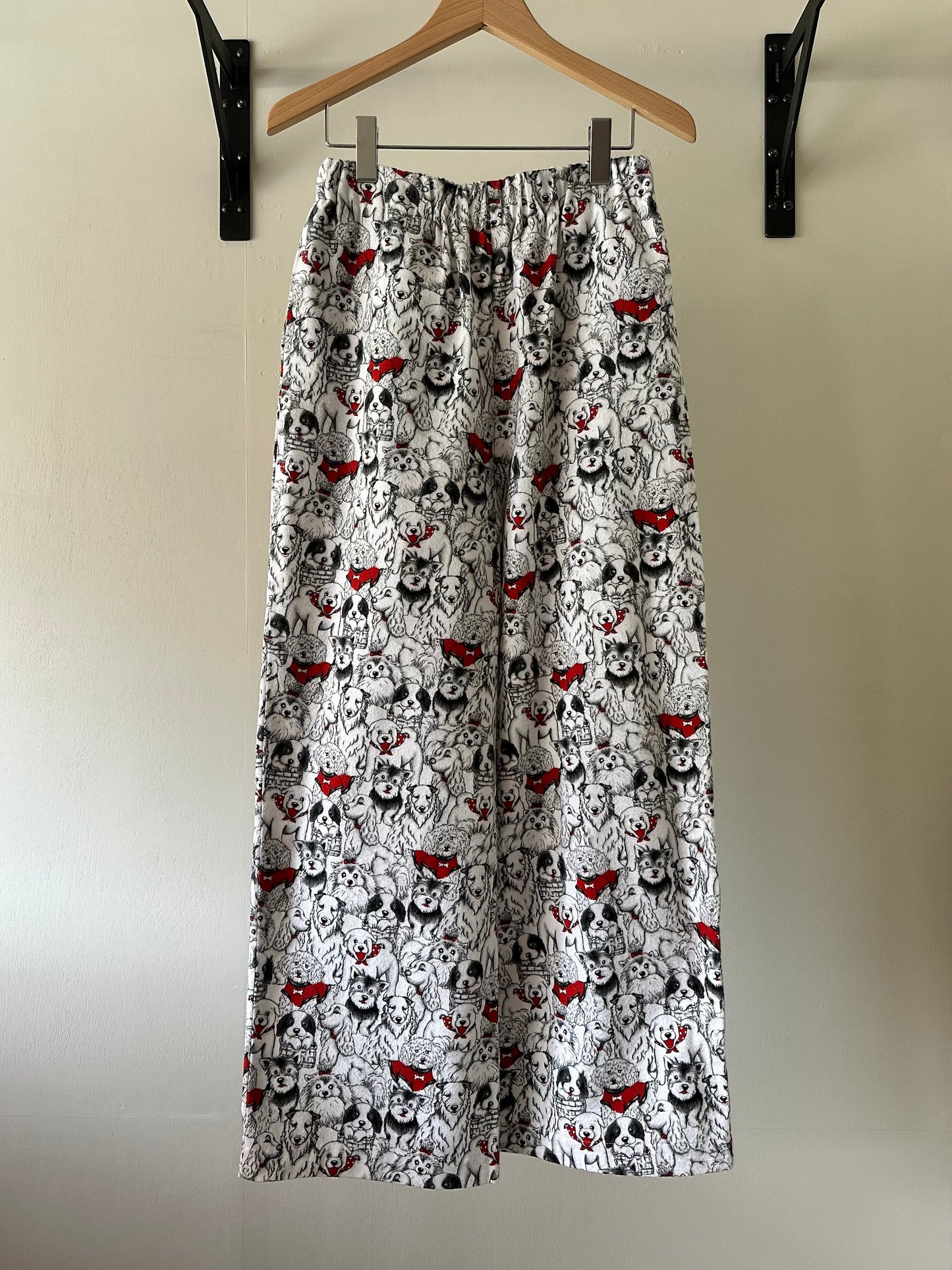dog pattern pants