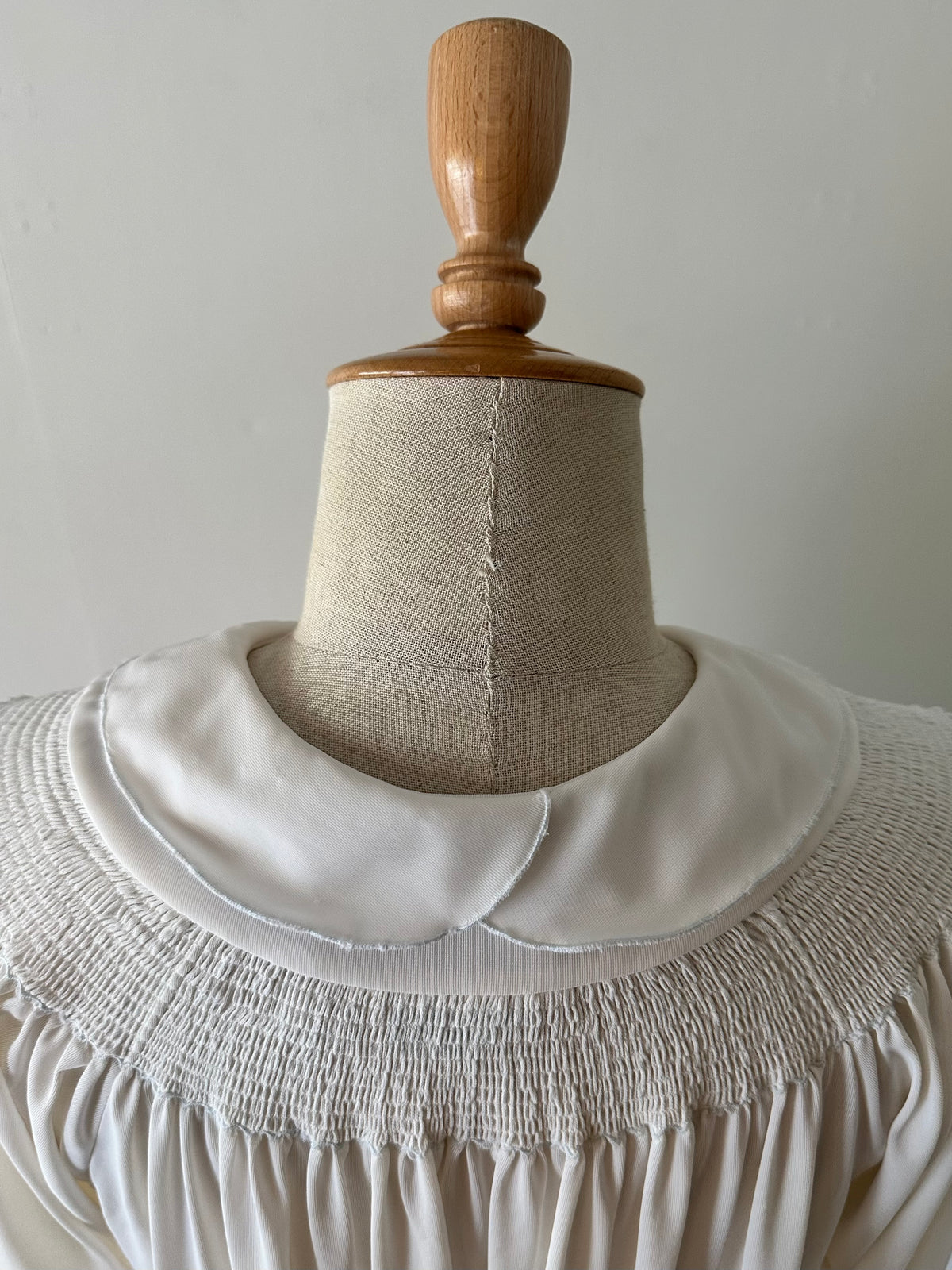 embroidery collar night dress