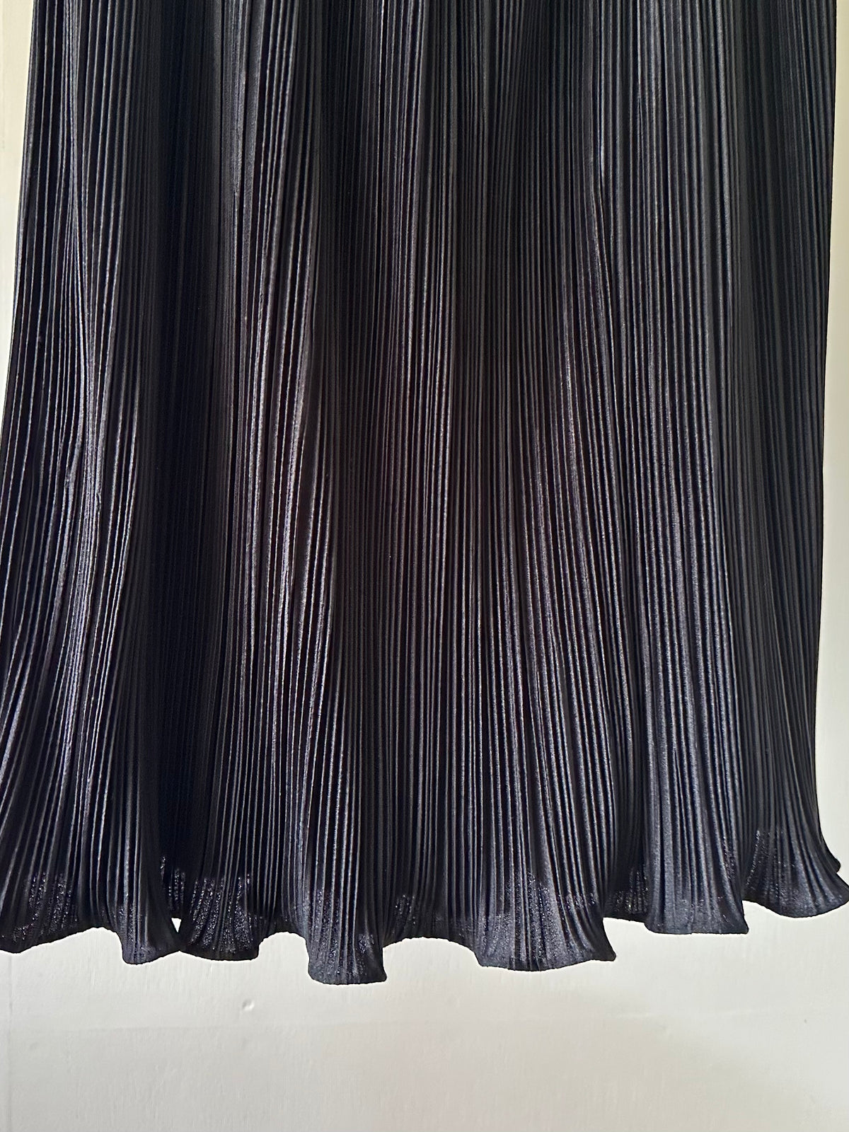 pleats maxi skirt