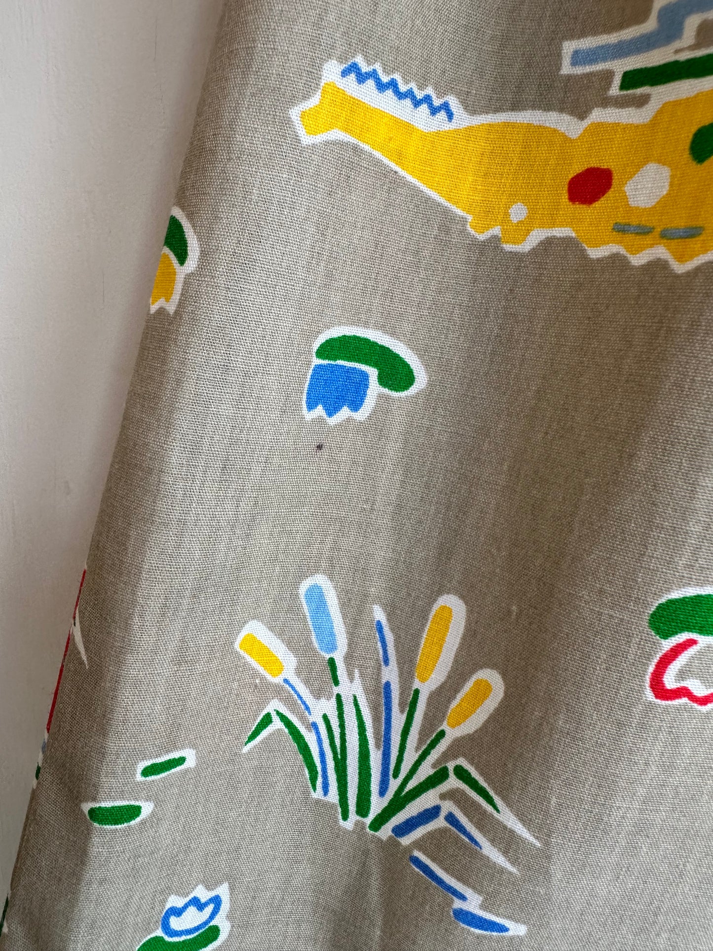 crocodile pattern skirt